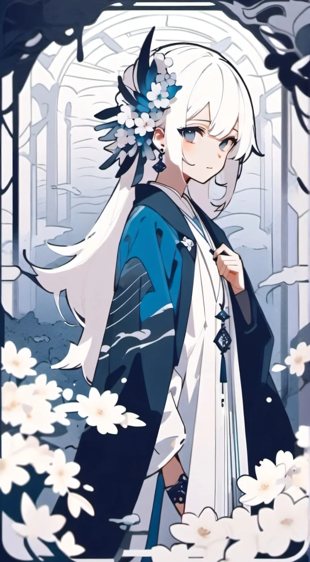 ai character: clukr and garnold  background