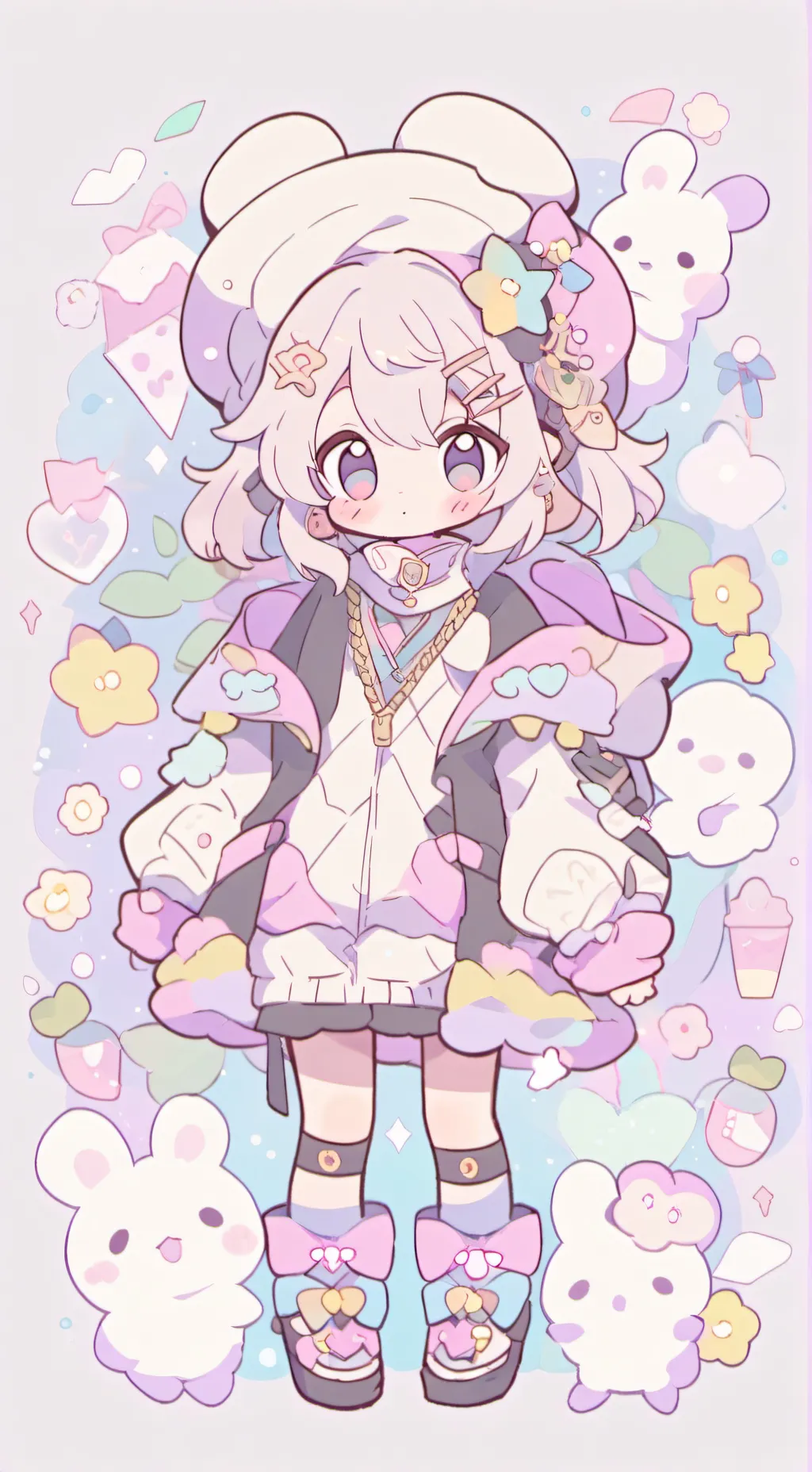 ai character: Mha Tsunami  background