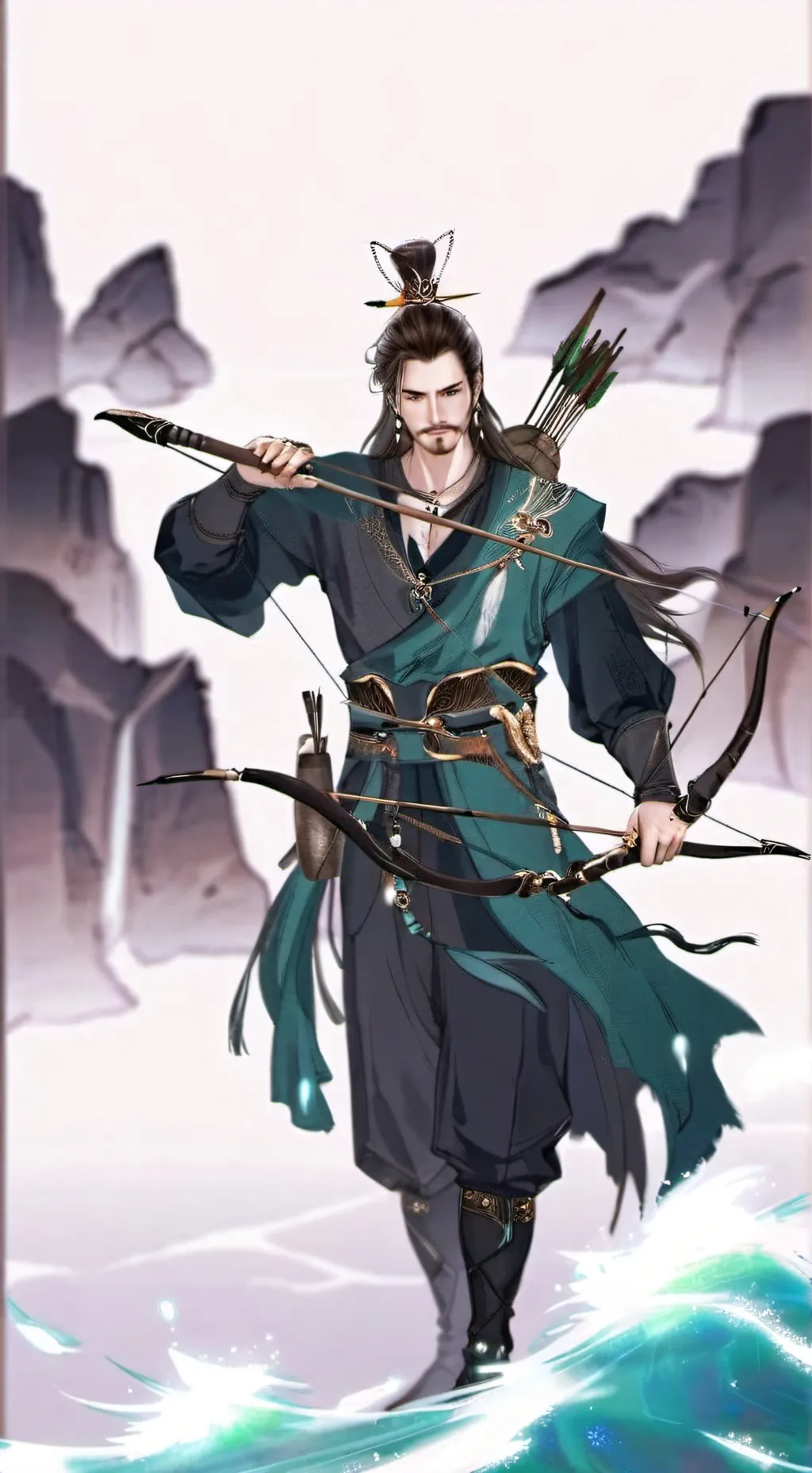 ai character: 🤑Cazador potente🤑 background