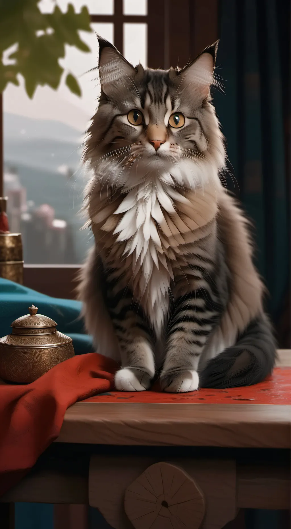 ai character: hot wings  background