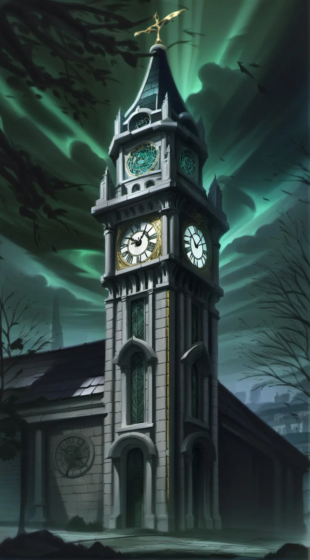 ai character: clock mates background