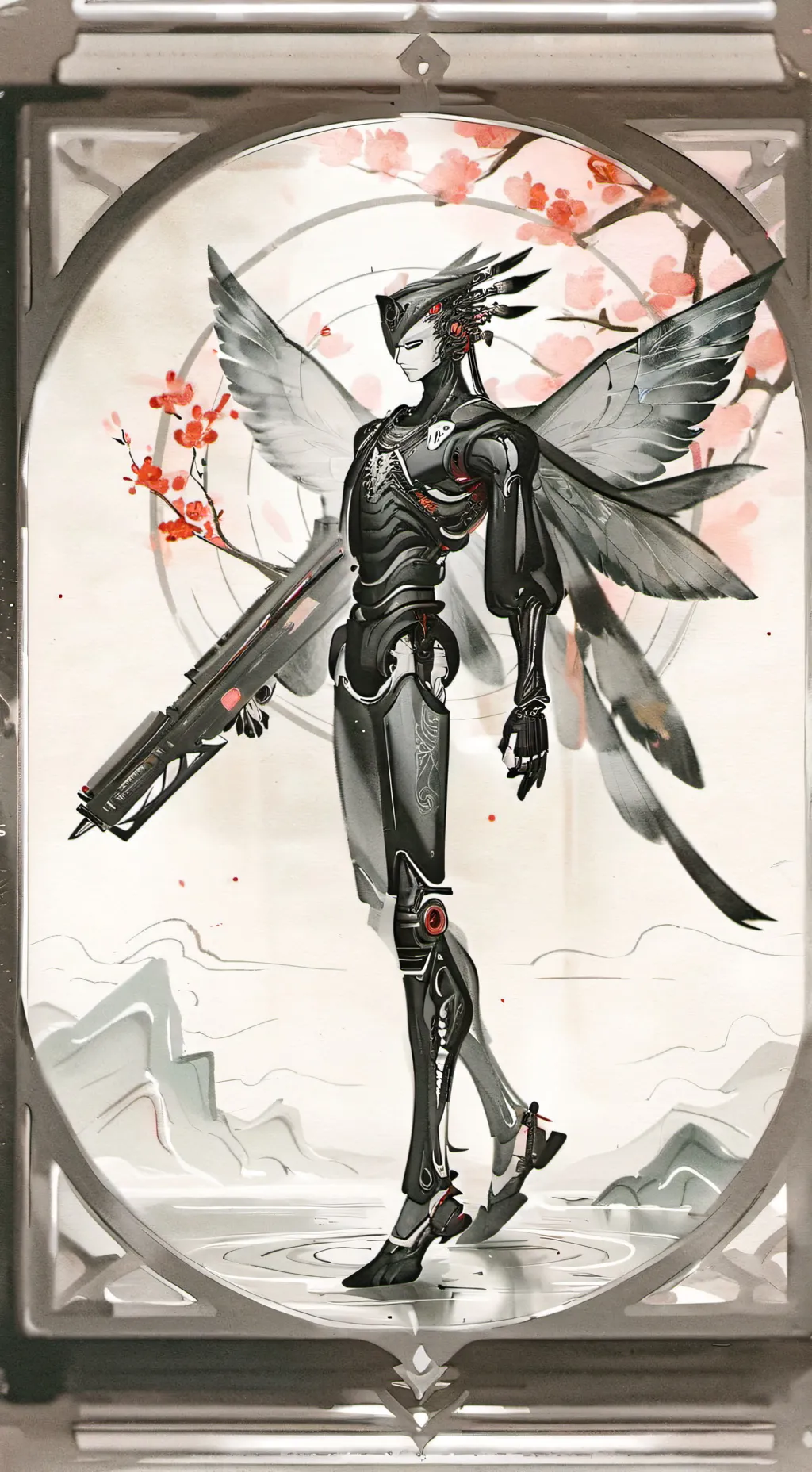 ai character: murder drones  background