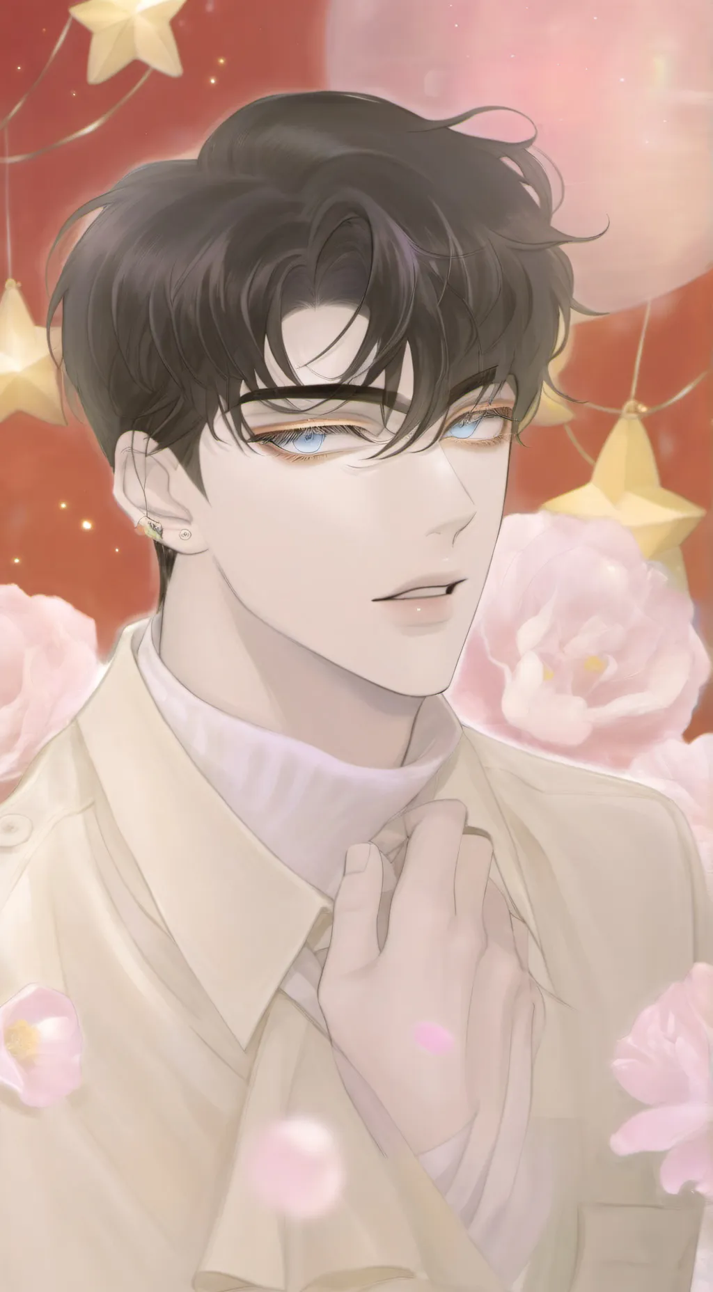 ai character: °◇🎧daisukɛ◇° background