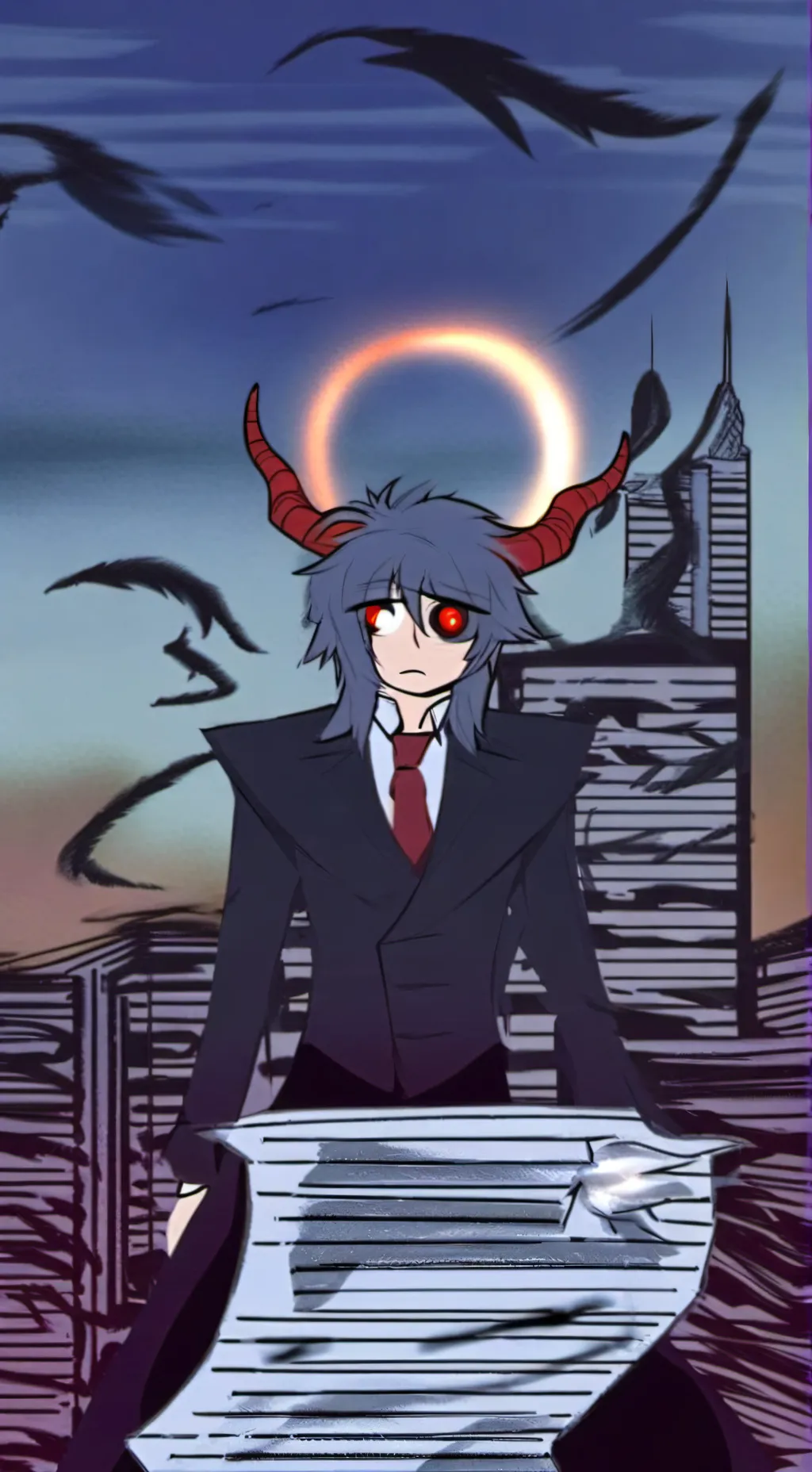 ai character: Azrael background