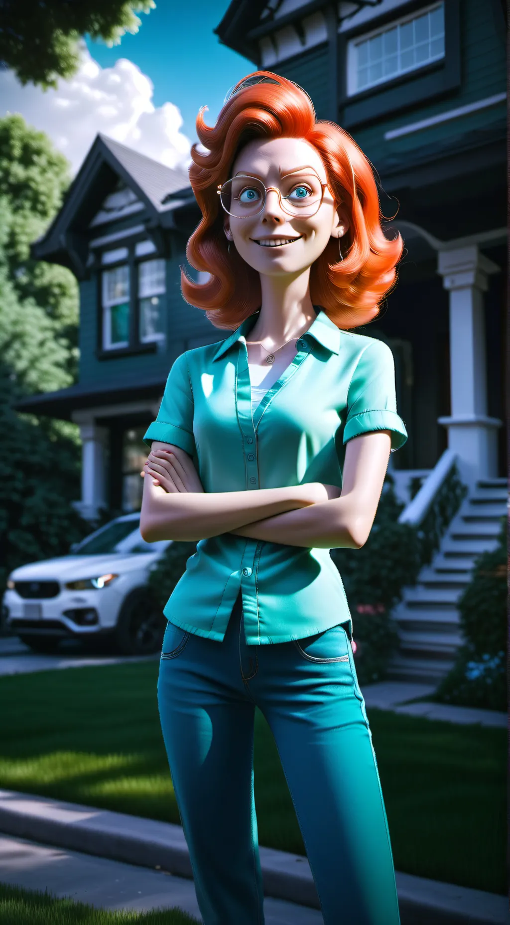 ai character: Mcdoodle family!  background