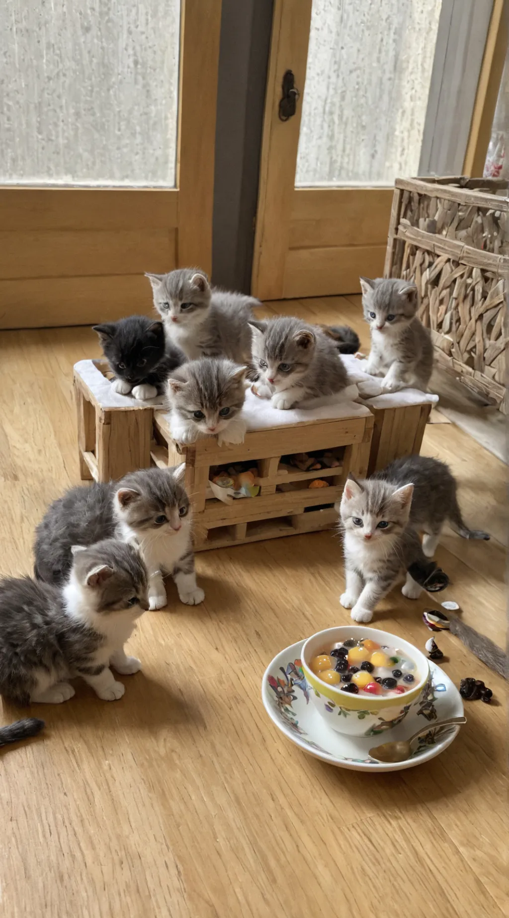 ai character: kitten party PT. 2 background