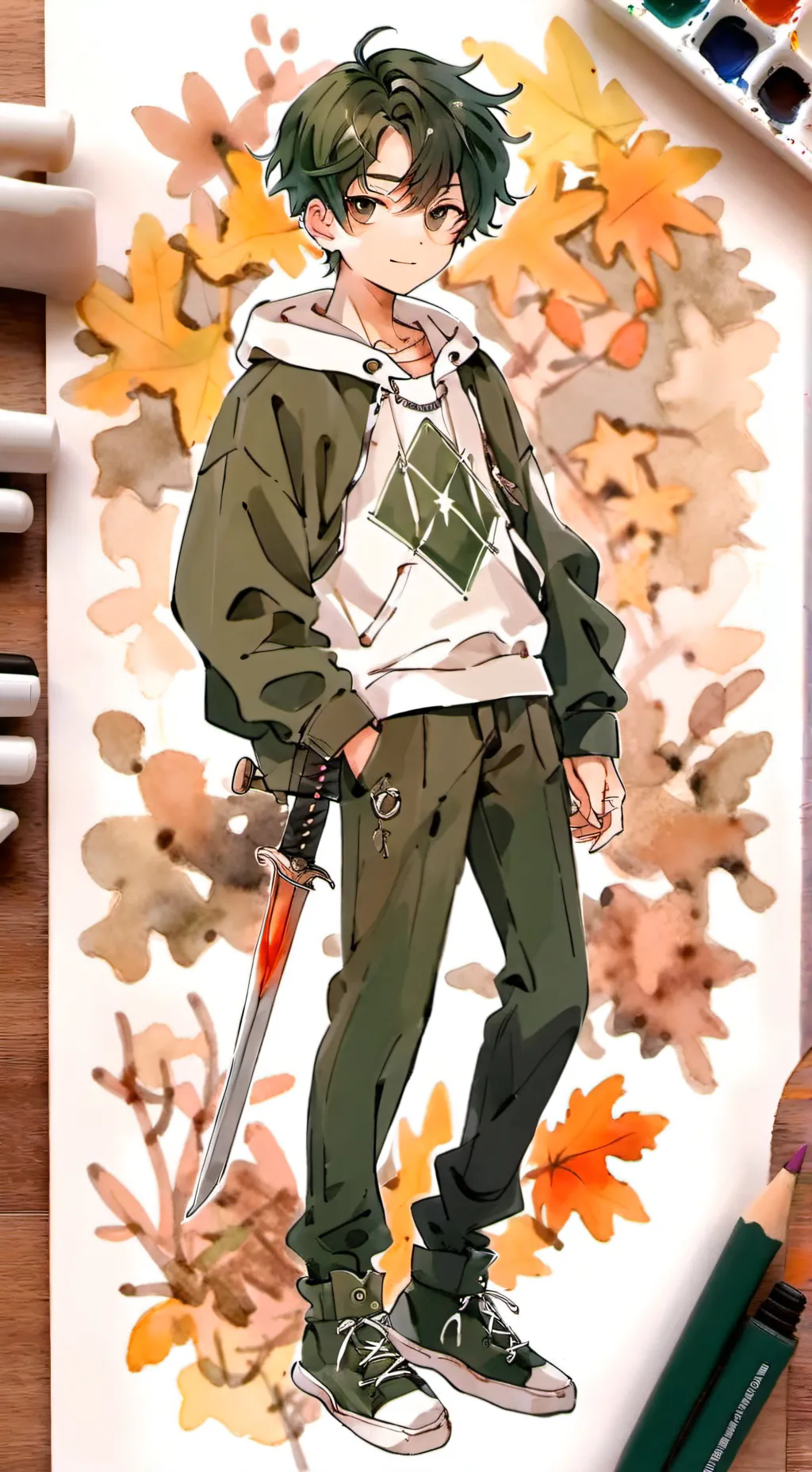 ai character: Sneaky (me) background