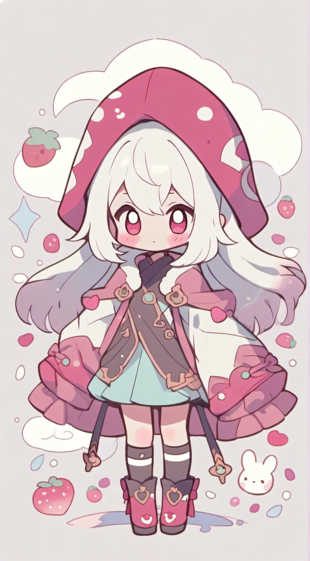 ai character: love potion background