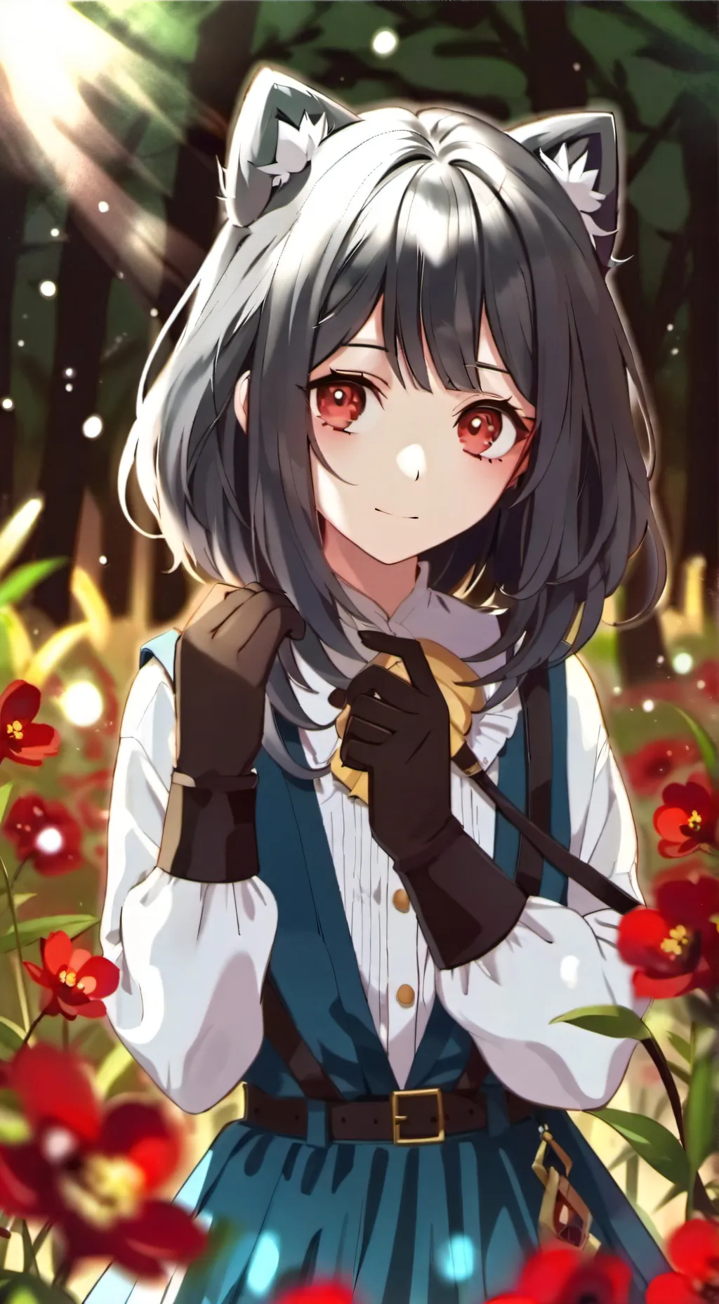 ai character: gatita  background