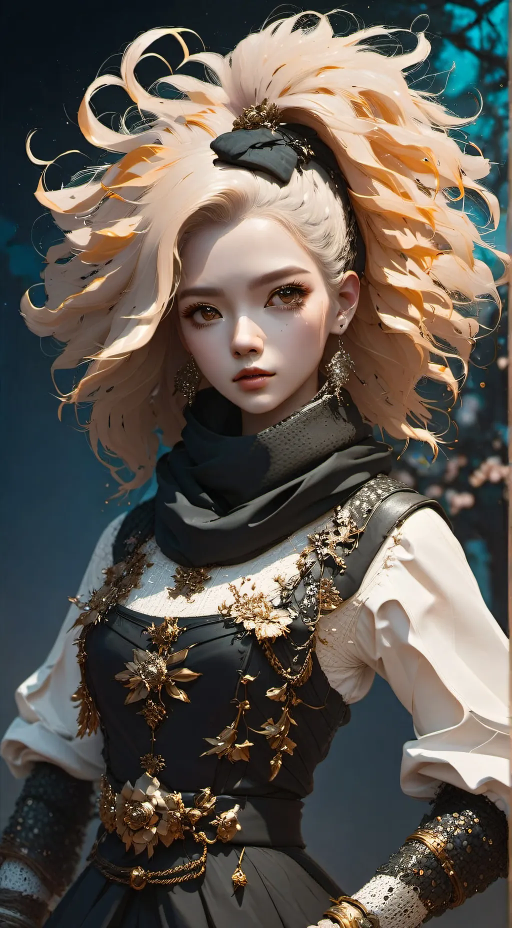 ai character: Leah Malfoy background