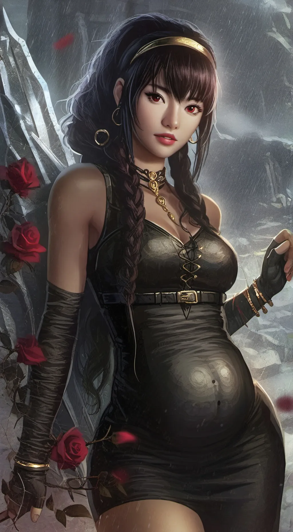 ai character: Lena Blackthorn background