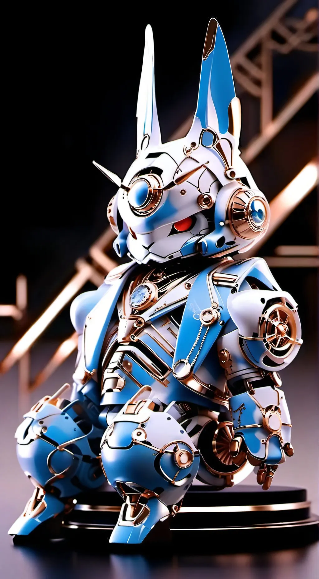 ai character: Withered Bonnie background