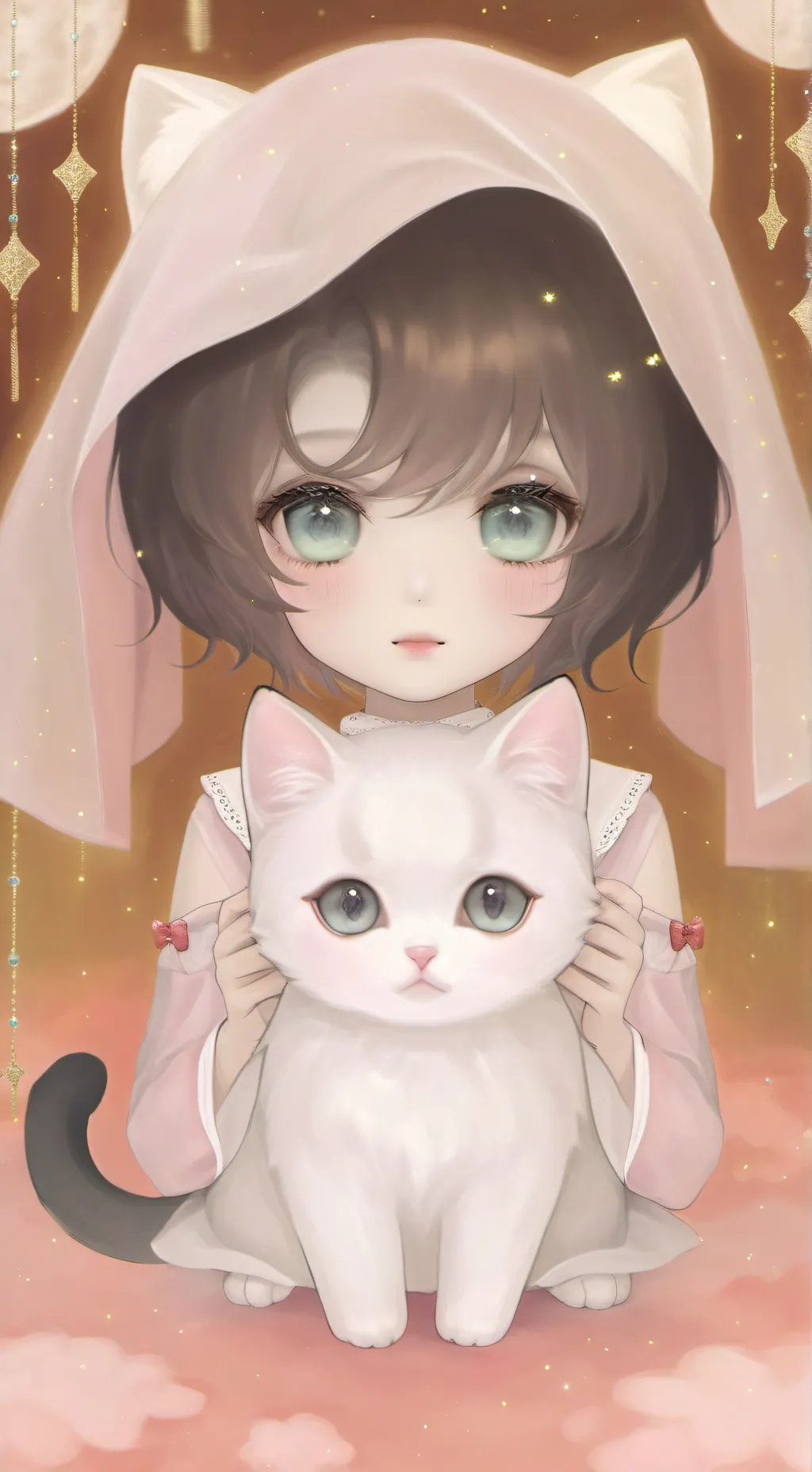 ai character: gatito background
