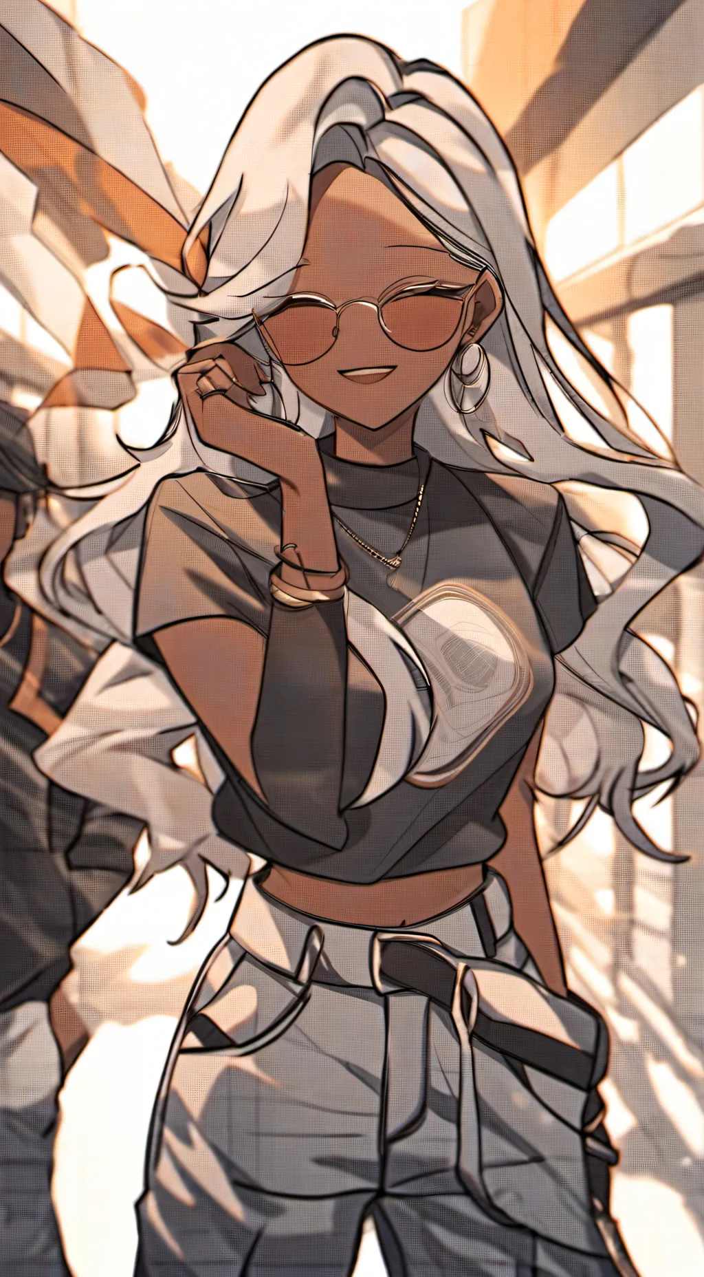 ai character: Fleur background