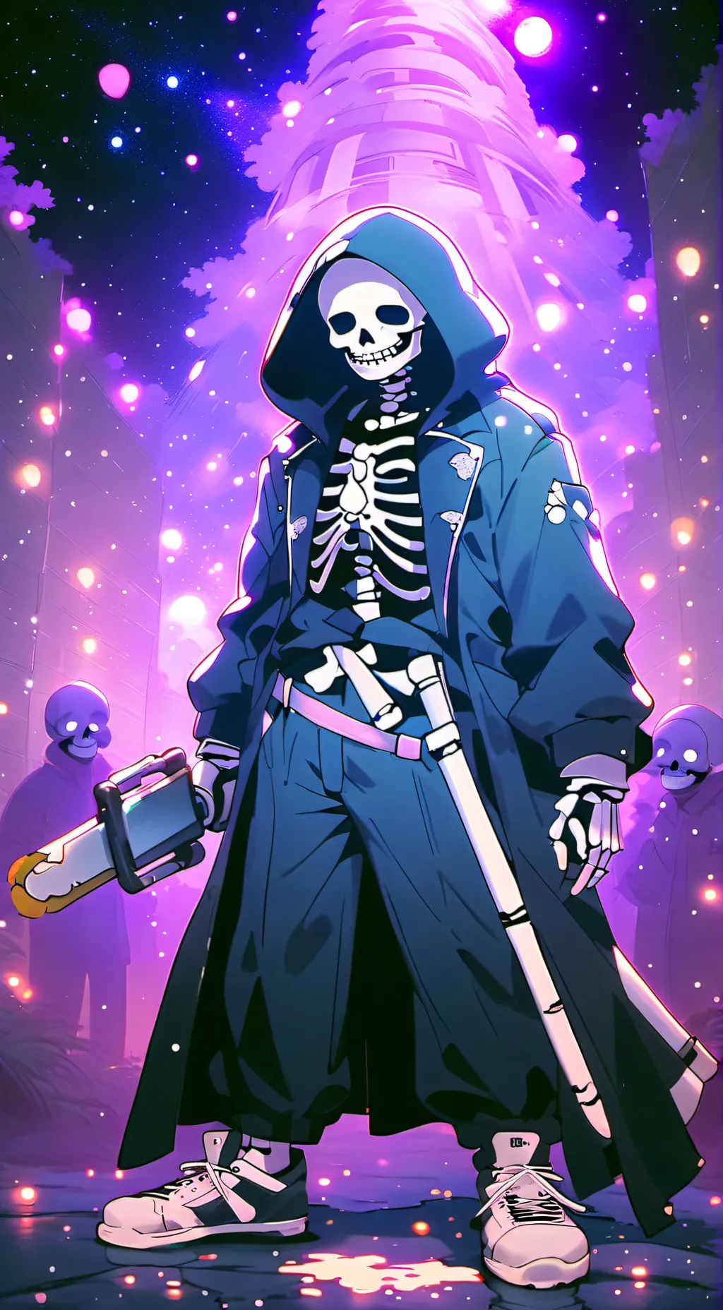 ai character: the sans background