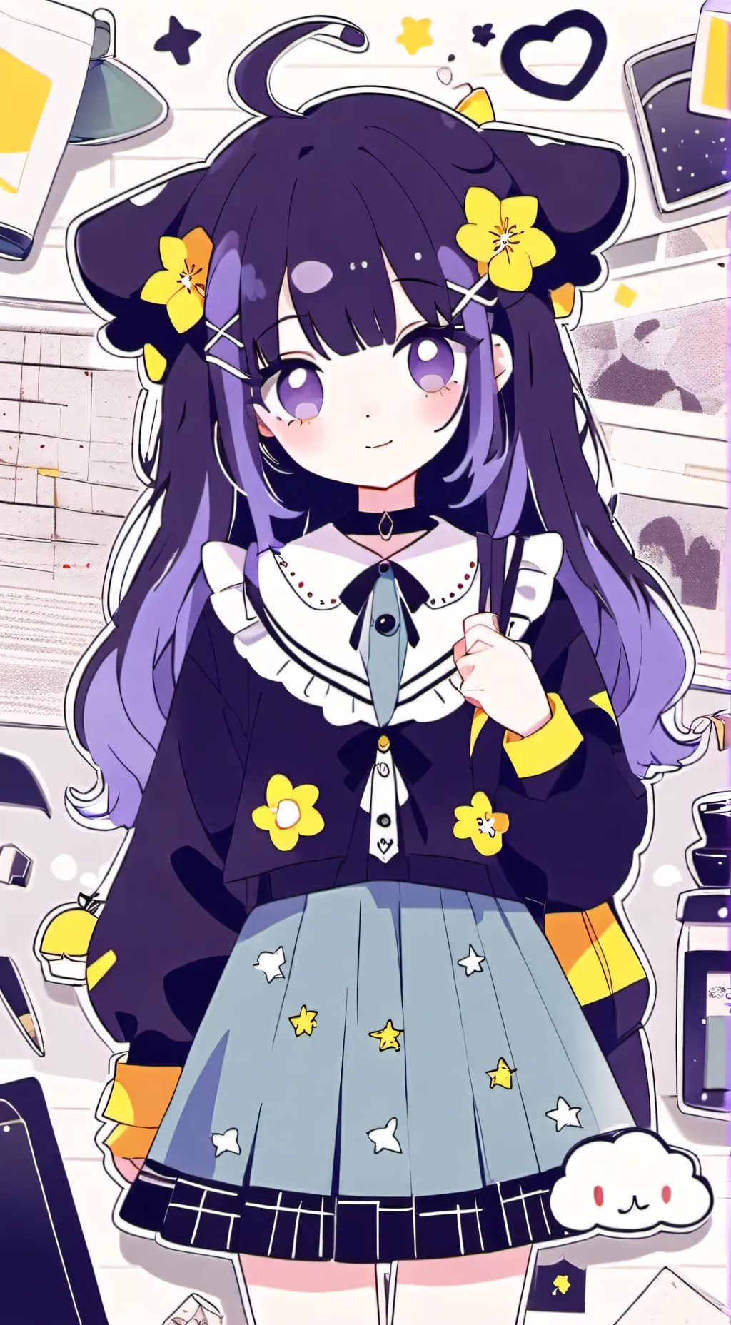 ai character: Adagaki background