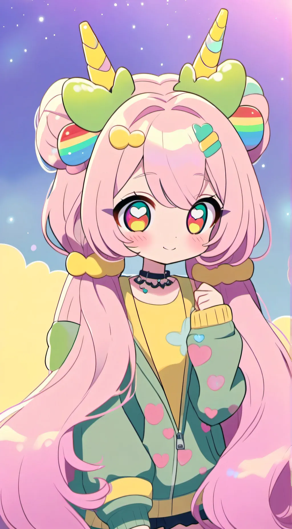 ai character: ☀Ana🌈 background