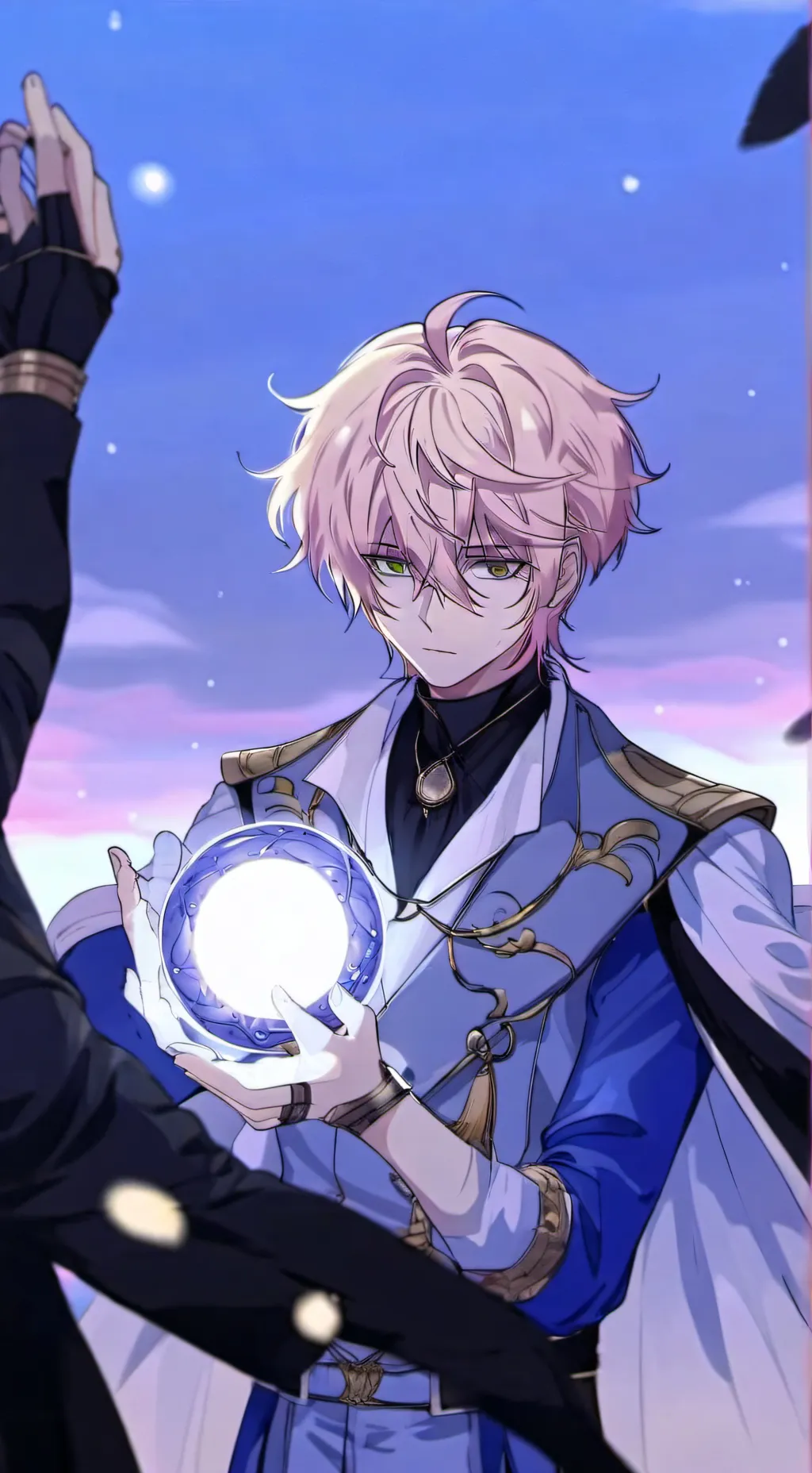 ai character: dark fall background