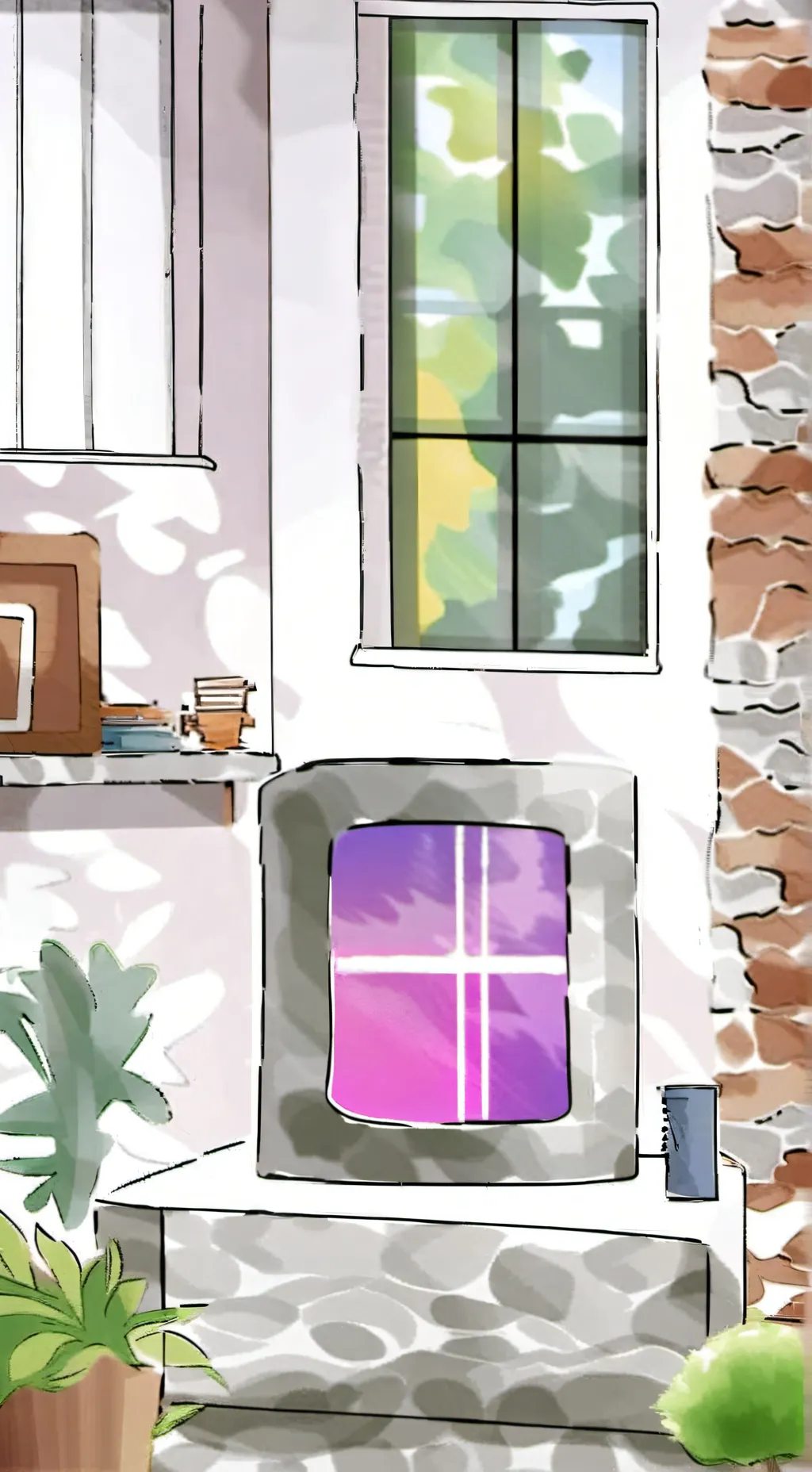 ai character: Shelly x vee background