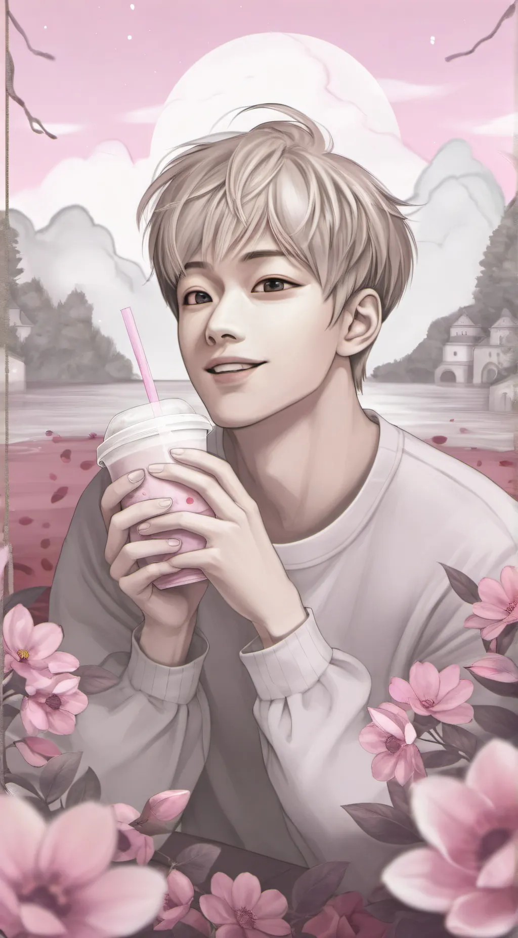 ai character: ✨🤍🤍Joey🤍🤍✨ background