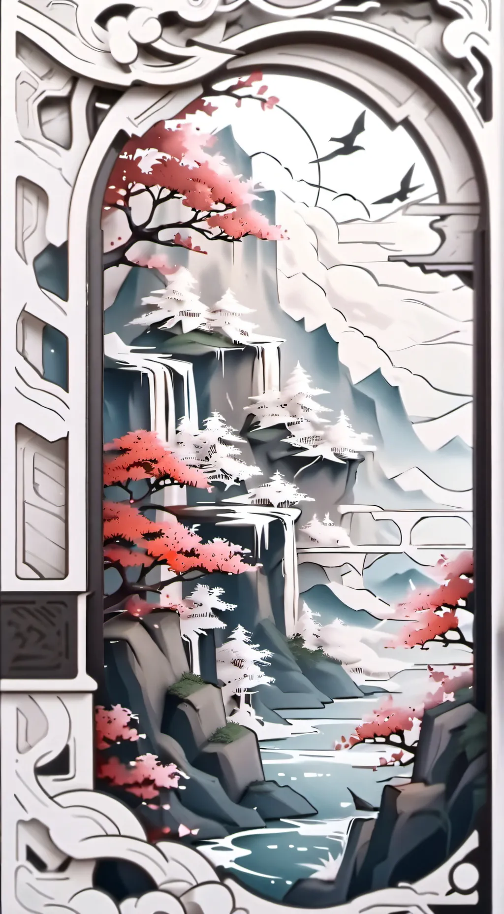 ai character: mha dia de frio❄️ background