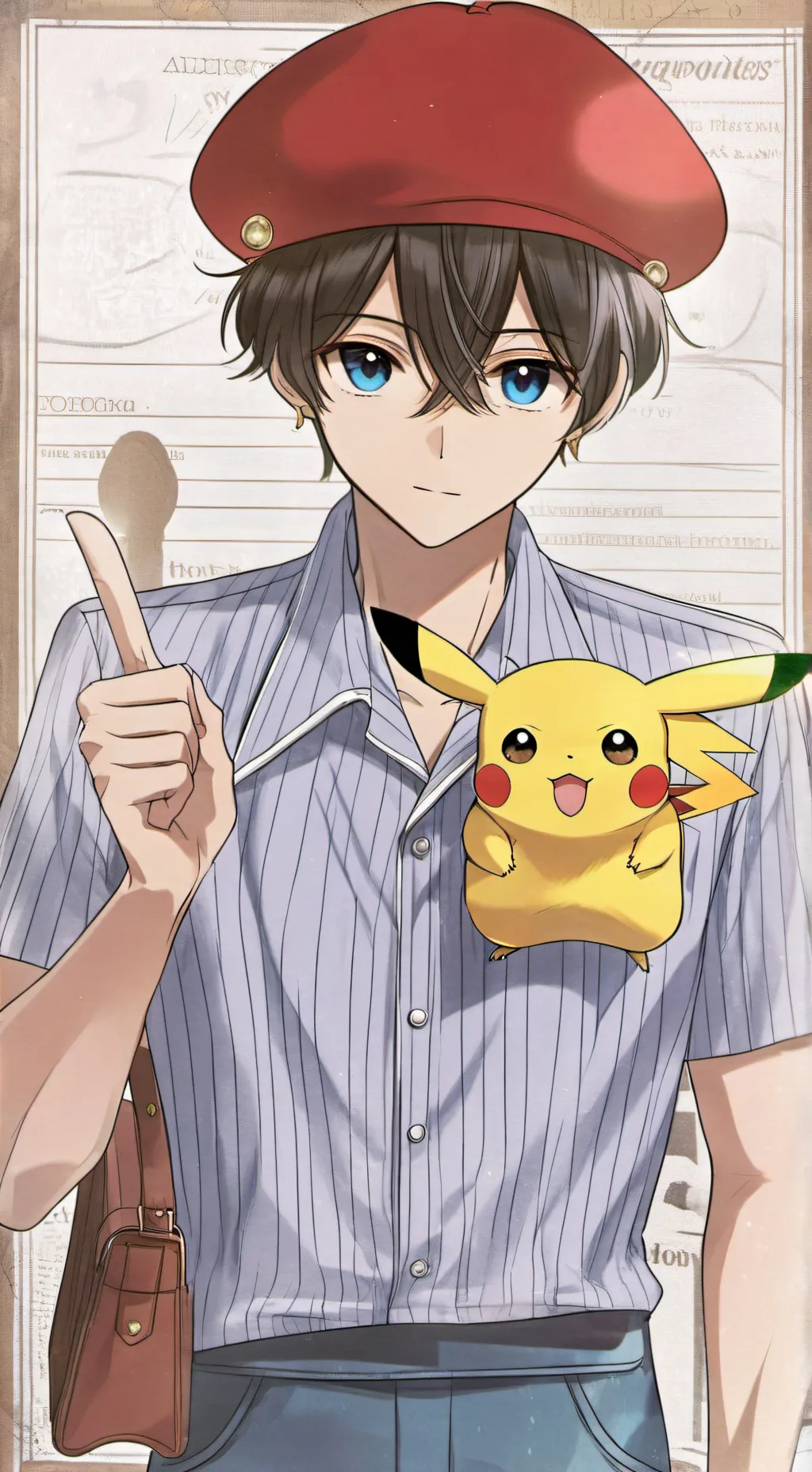 ai character: Ash background