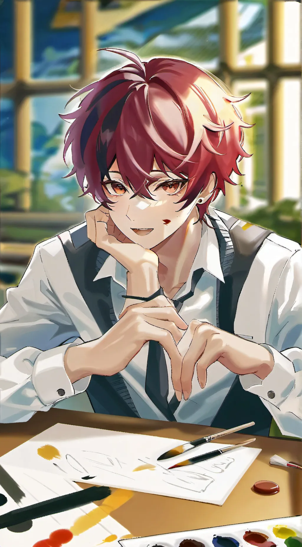 ai character: Hiro background