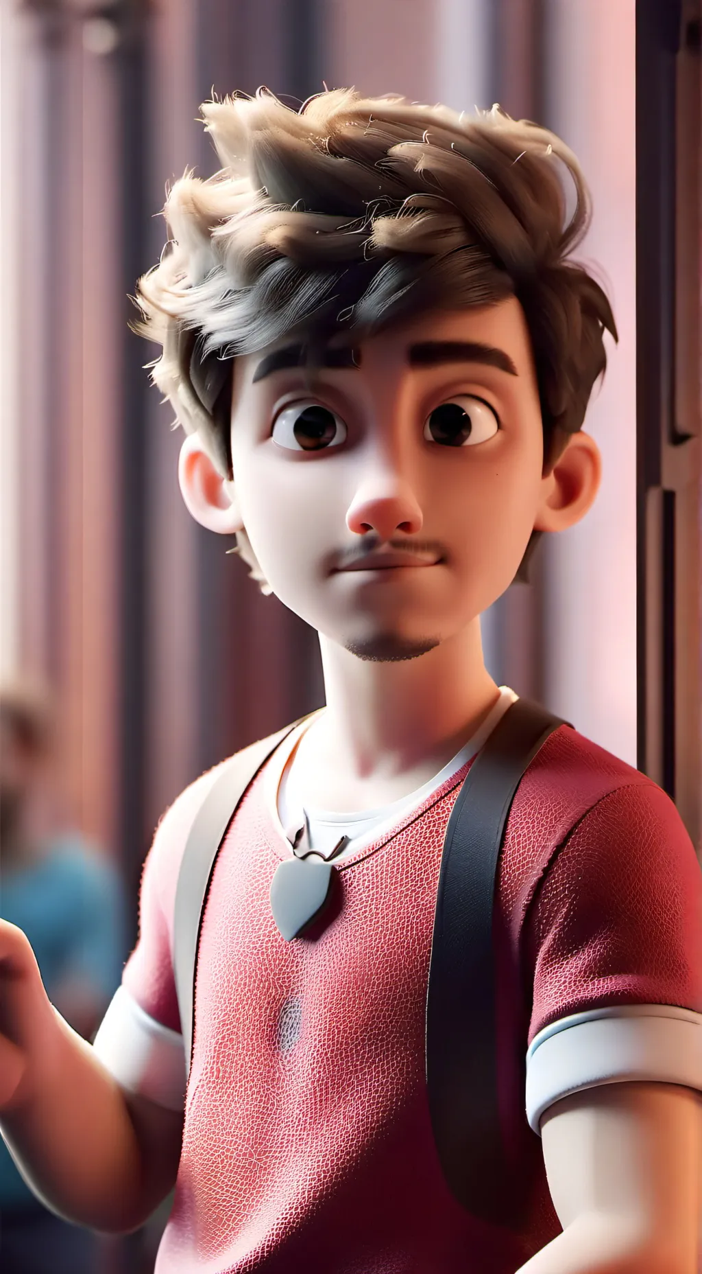 ai character: Naruto  background