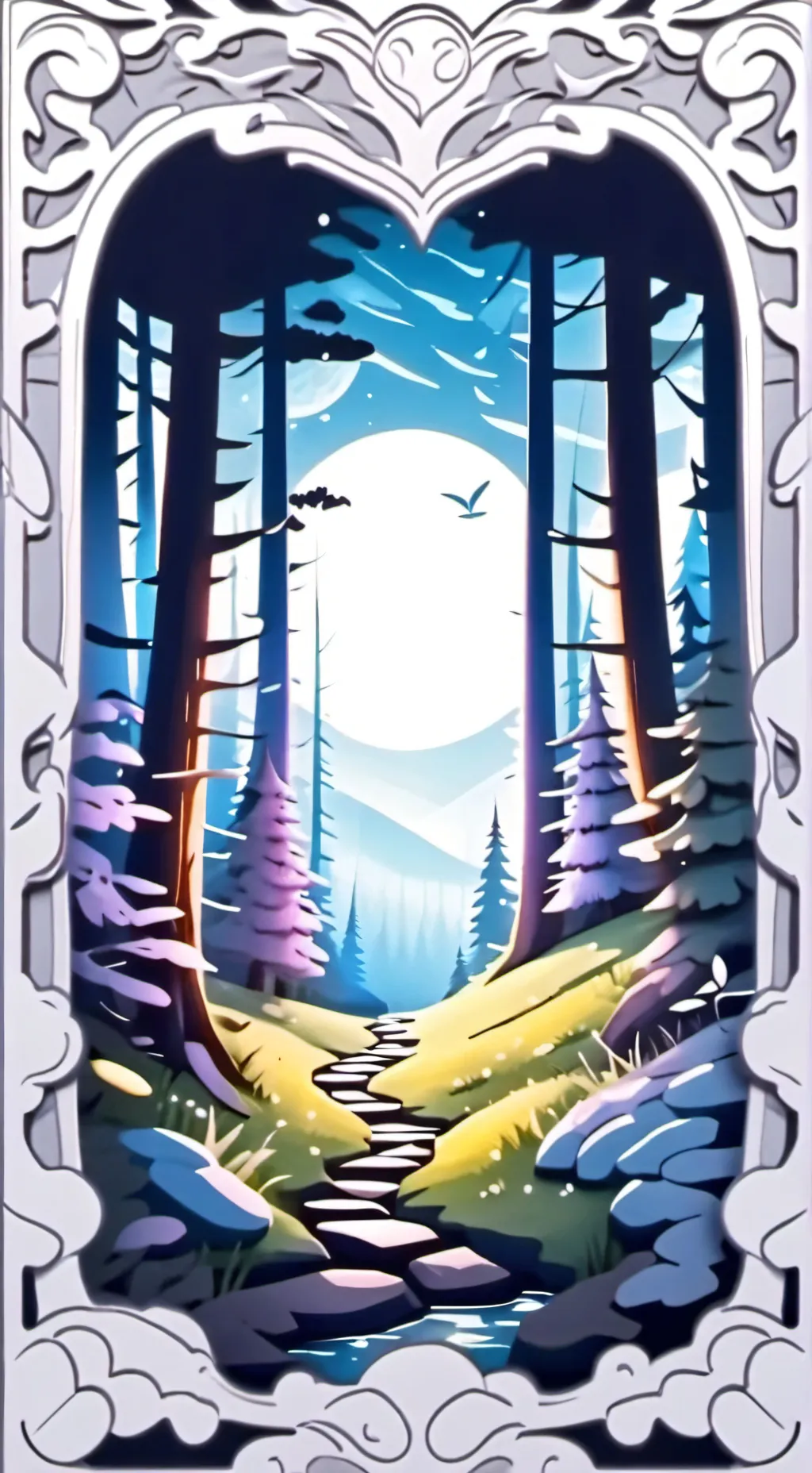 ai character: LOTR X NARNIA background