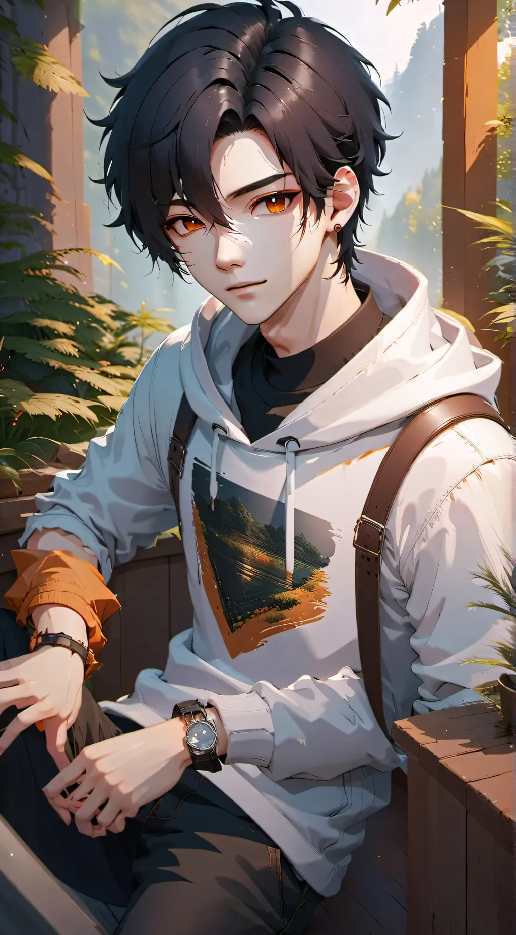 ai character: Ur boyfriend background