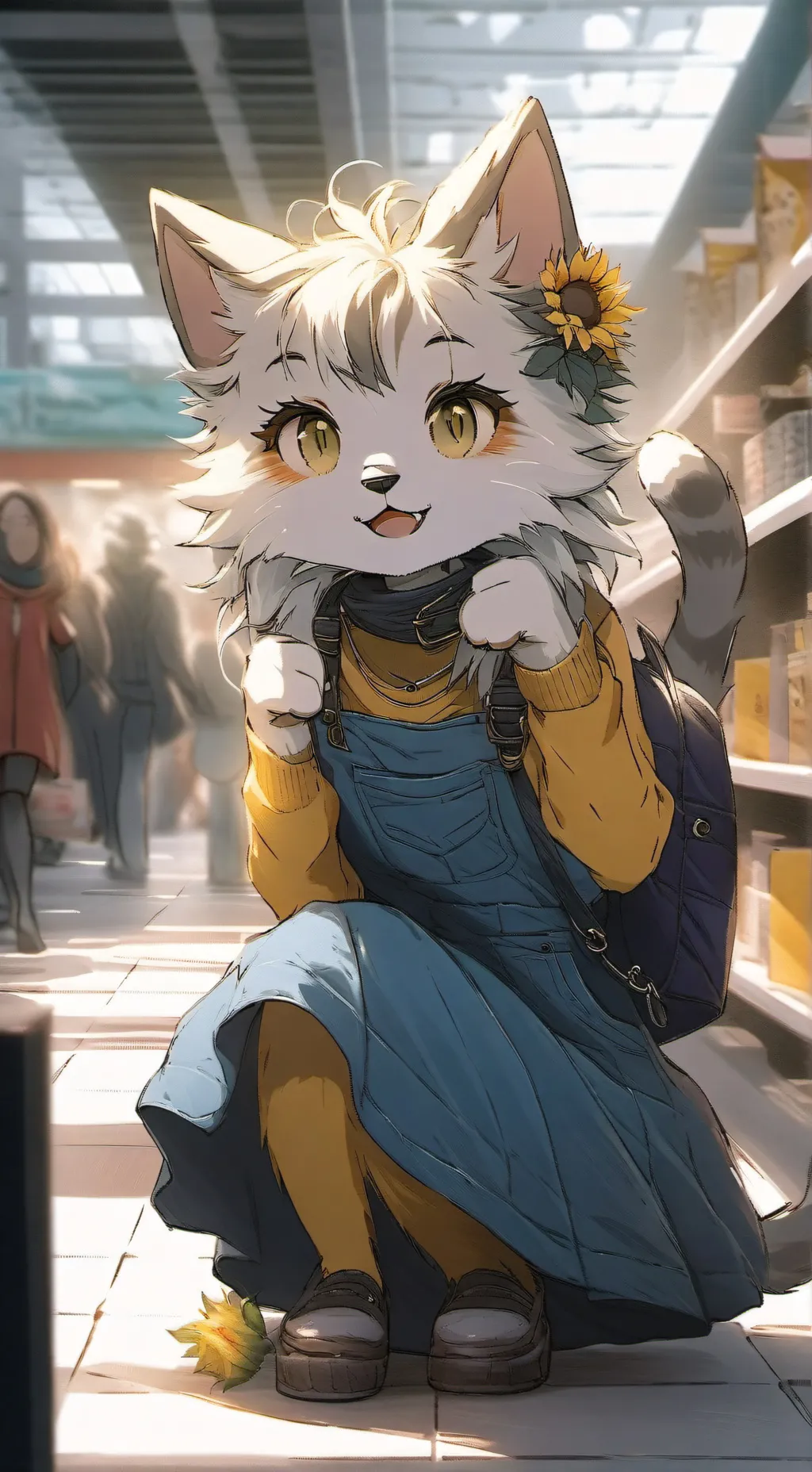 ai character: Snow-Bell background