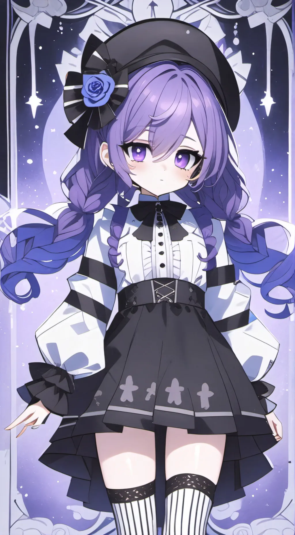 ai character: uzi background