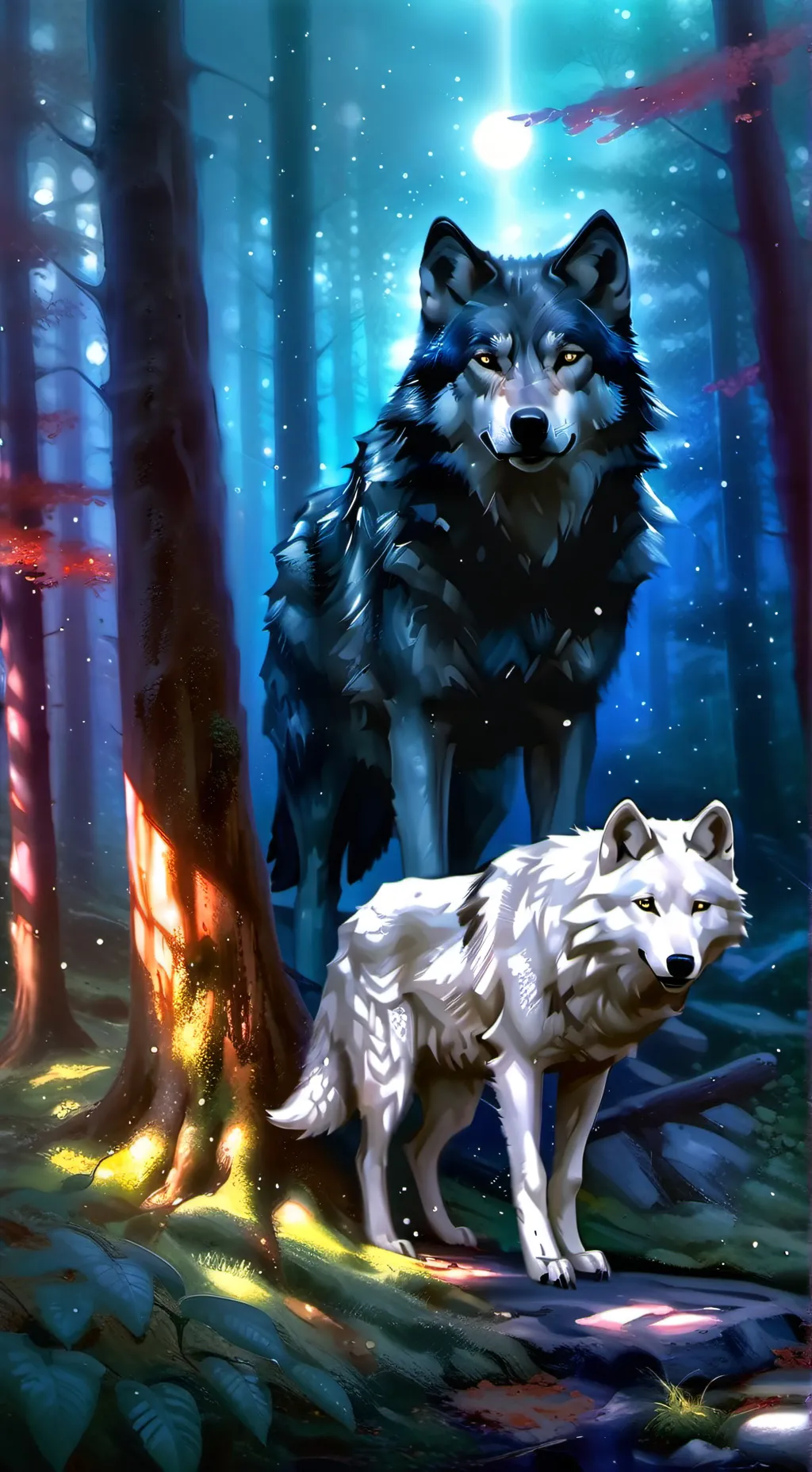 ai character: river wolves 2  background