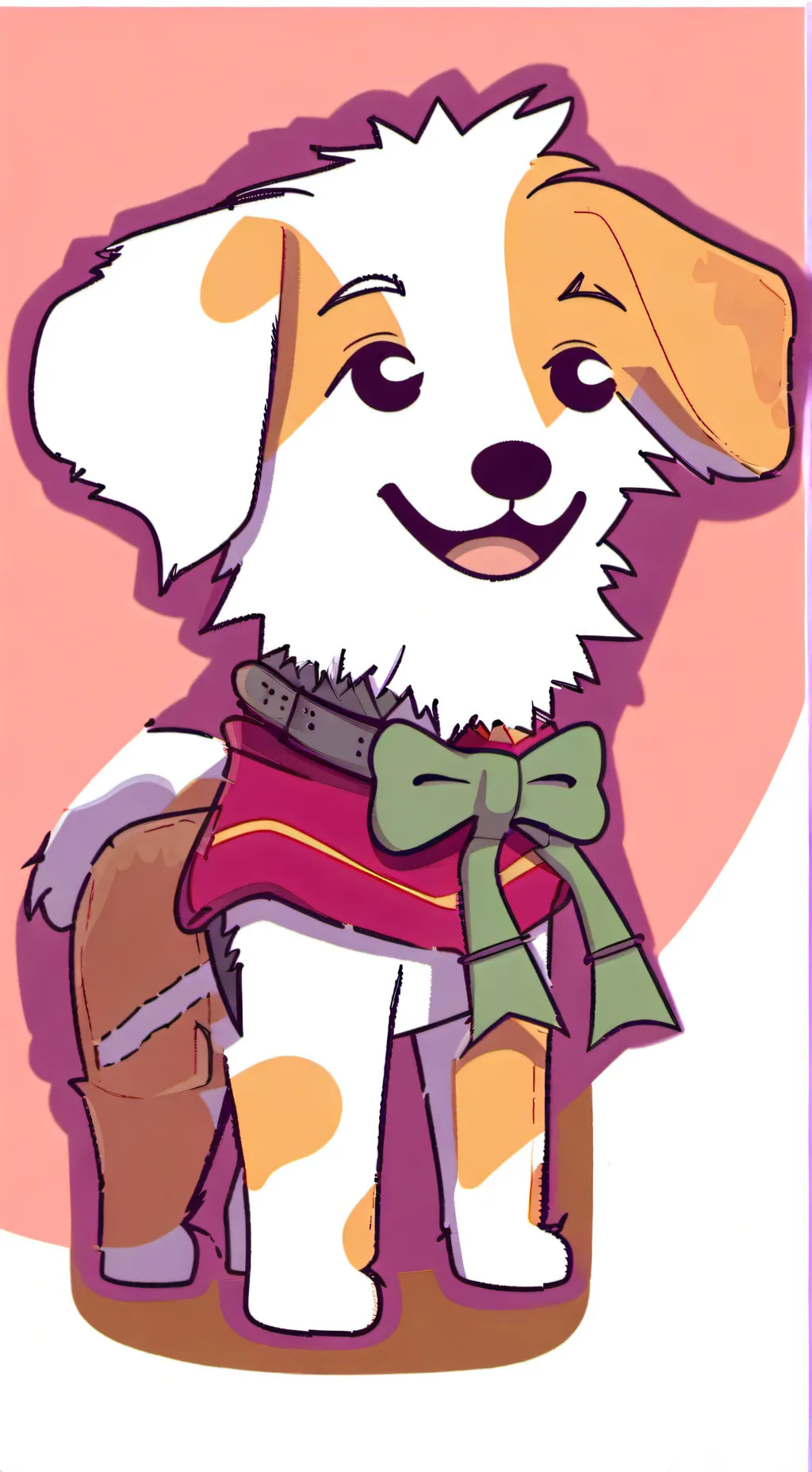 ai character: Bakugo's doggo :( background