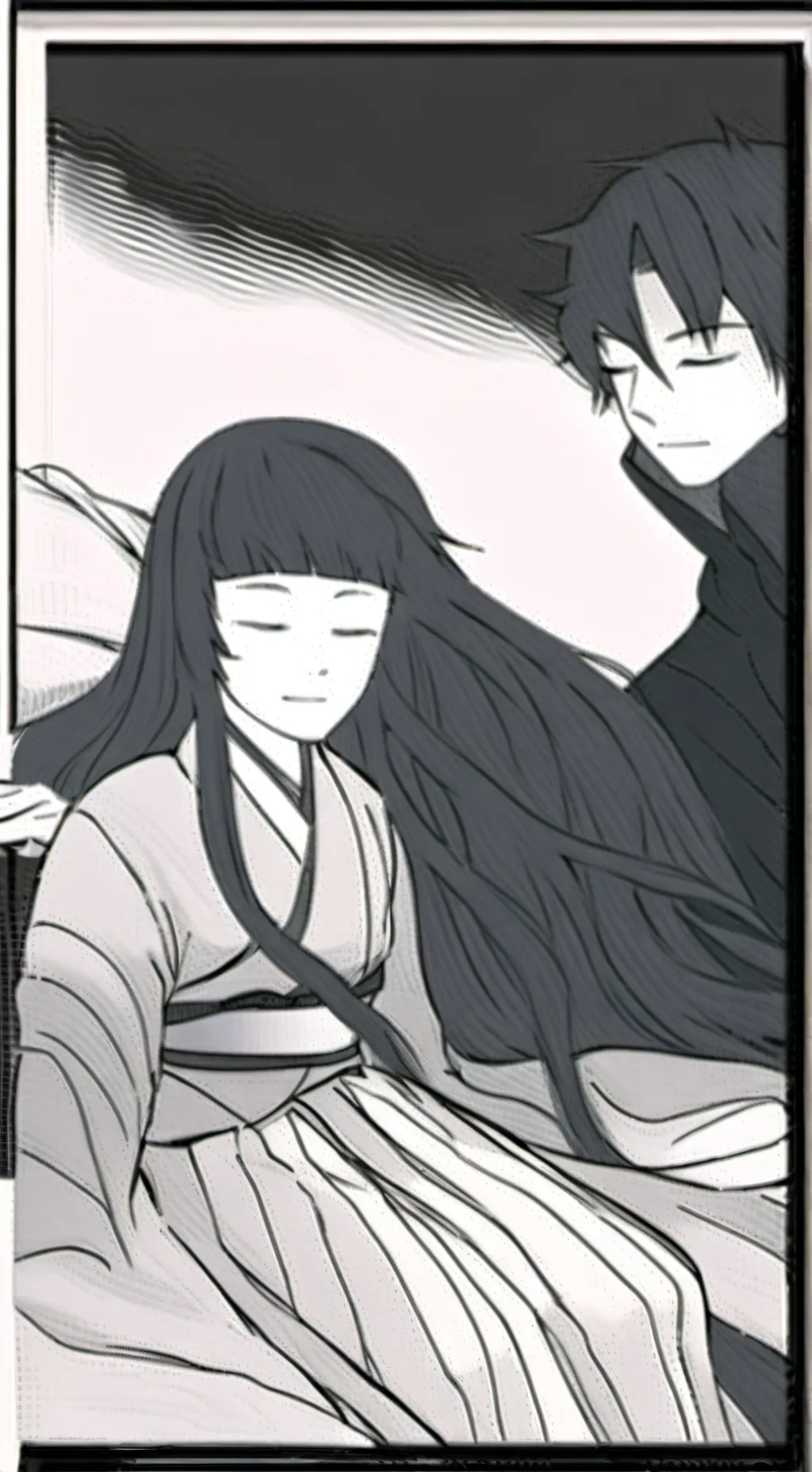 ai character: muichiro x nezuko background