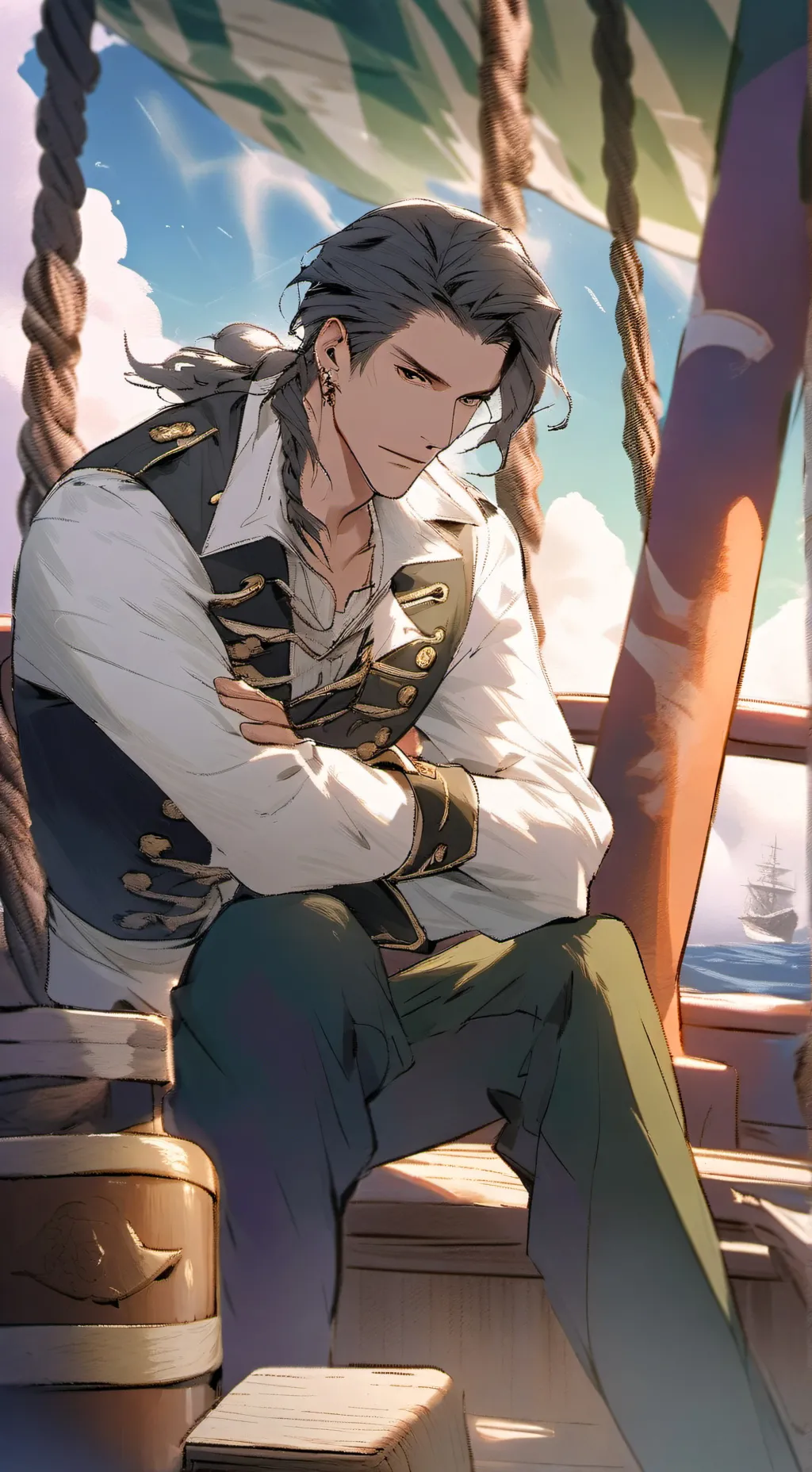 ai character: Damian Harrow background