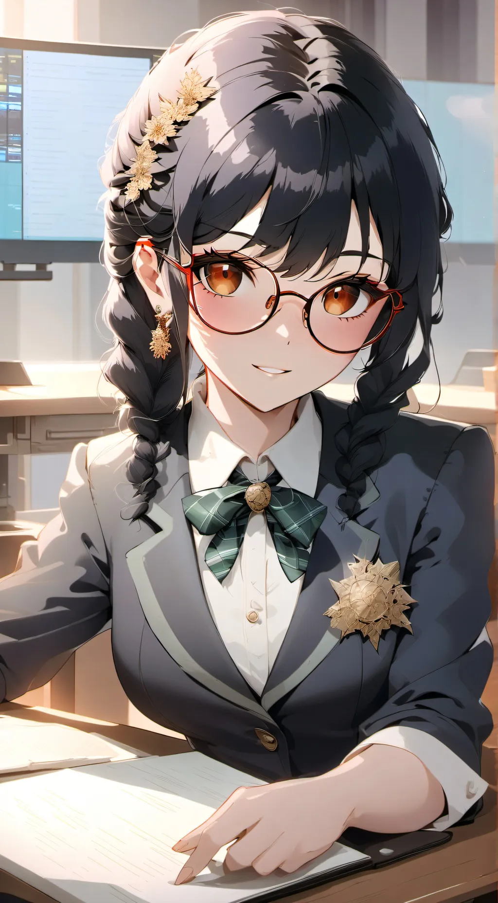 ai character: Hitomi background