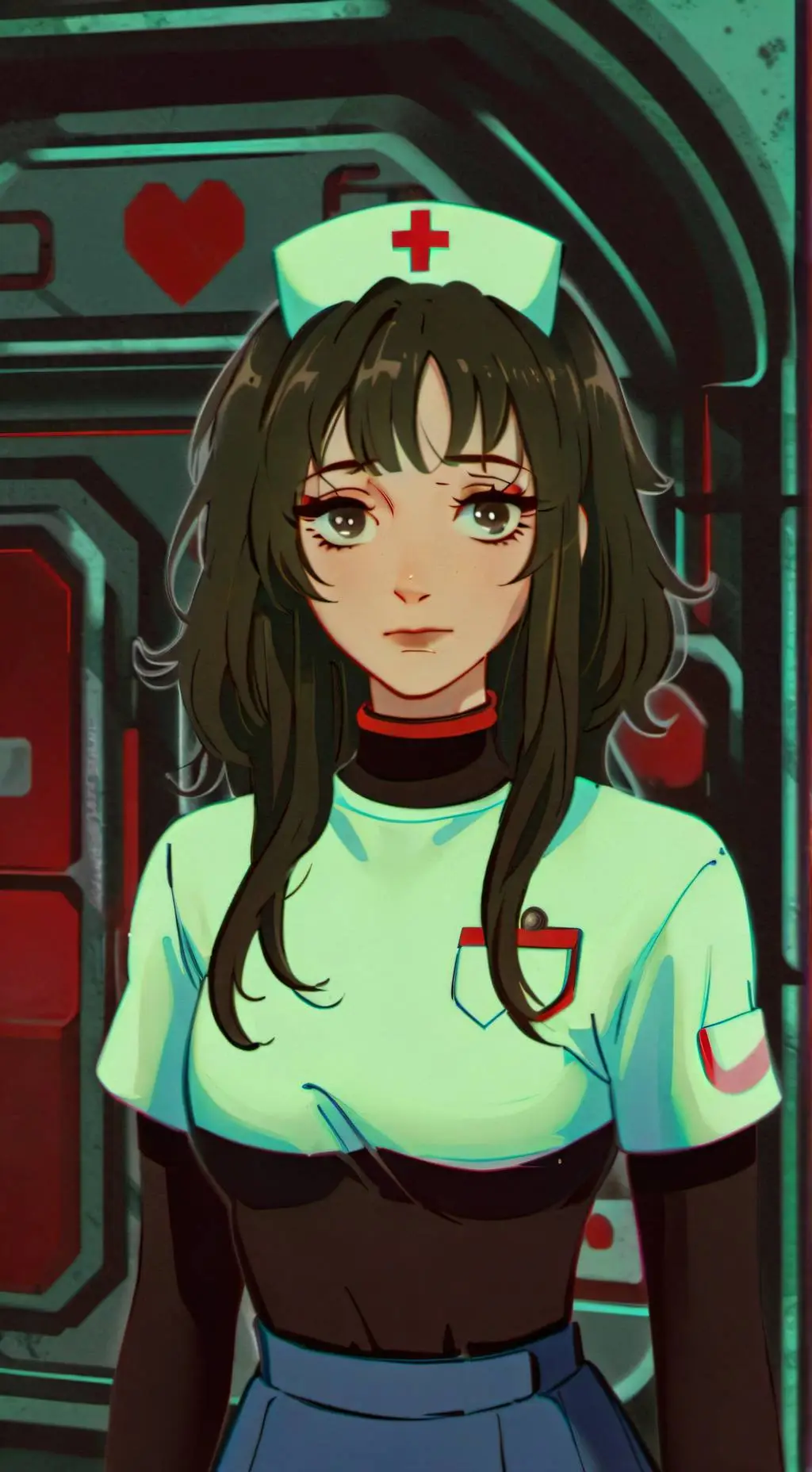 ai character: Anya~ mouthwashing background