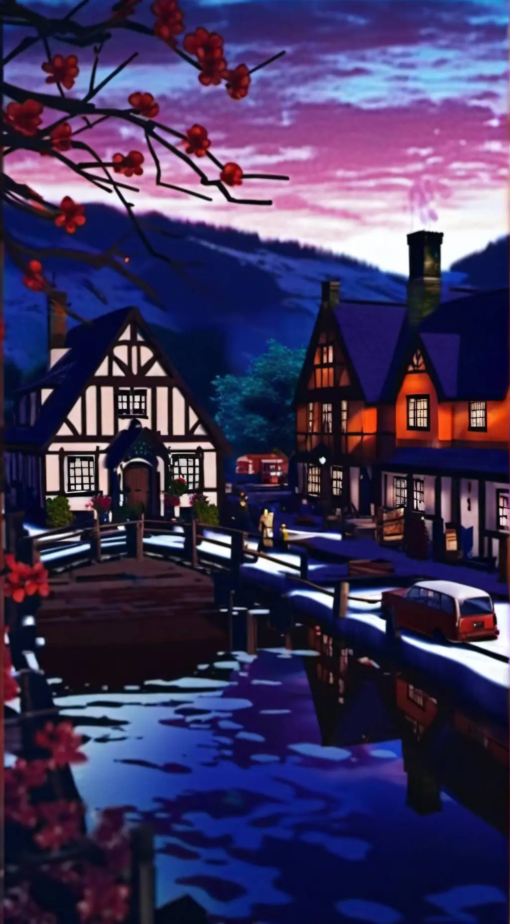 ai character: Hollyoaks McQueens background