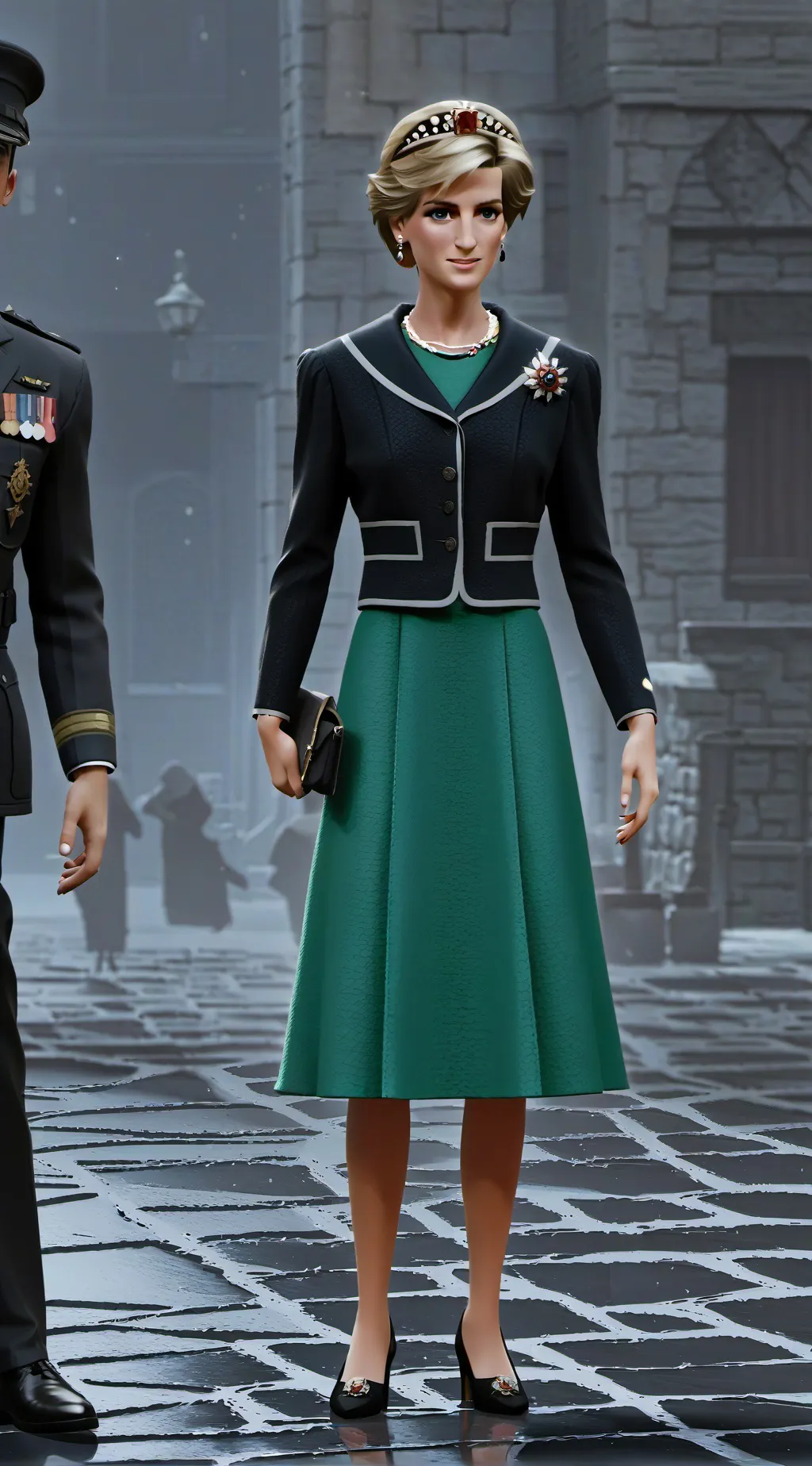 ai character: Princess Diana background