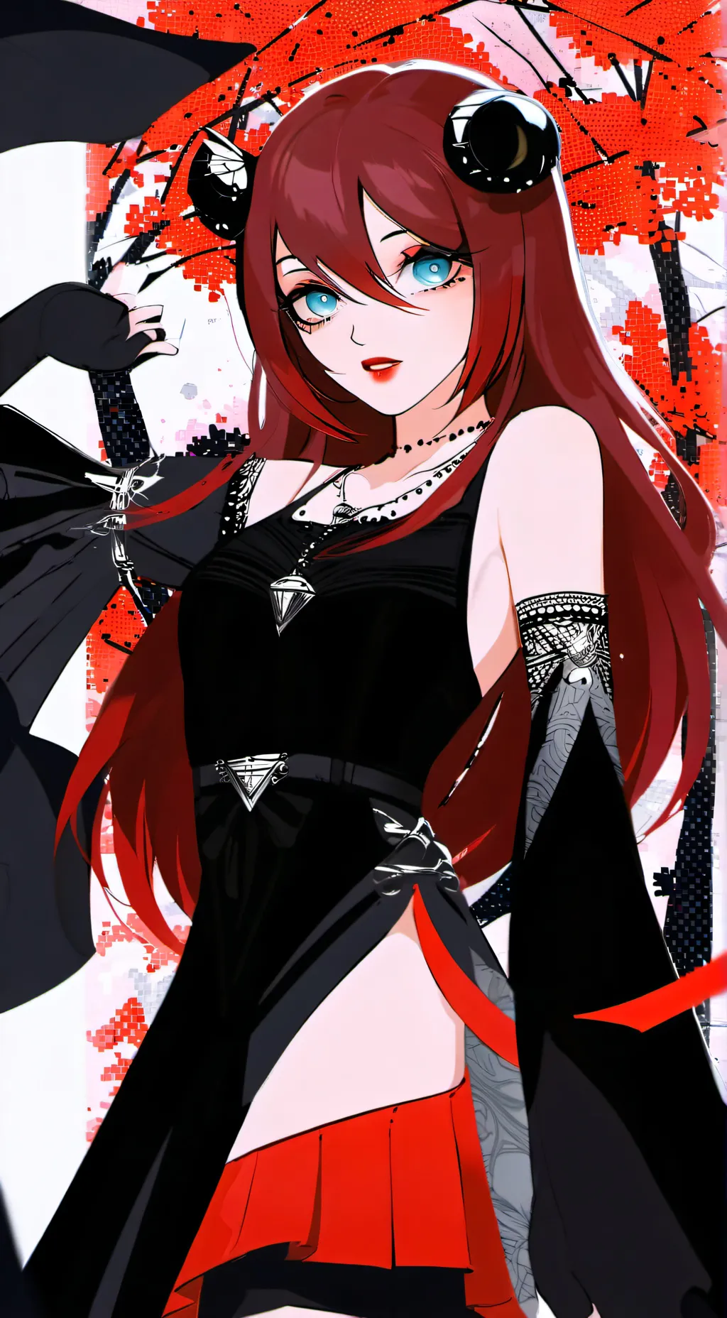 ai character: Aurora background