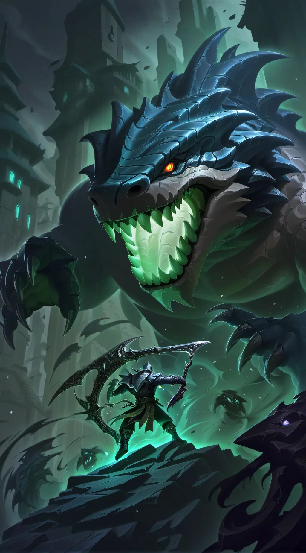 ai character: trap jaw  background