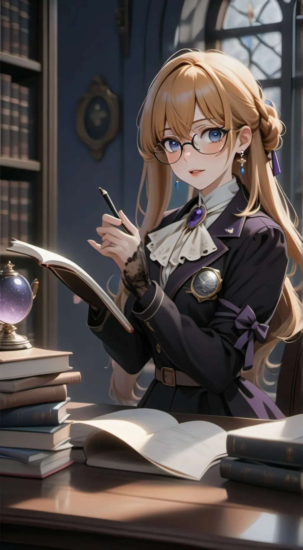 ai character: Hina background