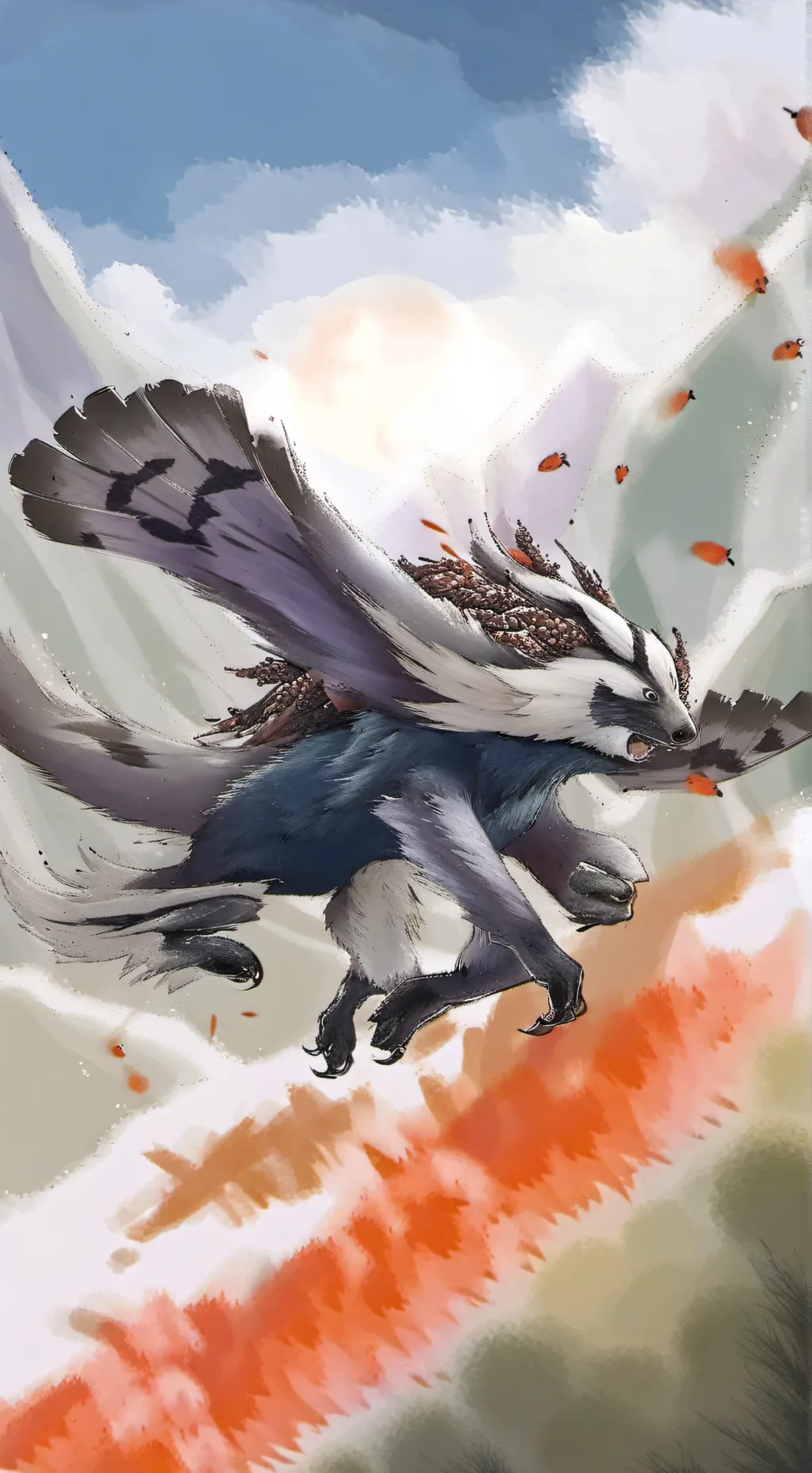 ai character: hyunjin♡♧☆skz☆♧♡ background