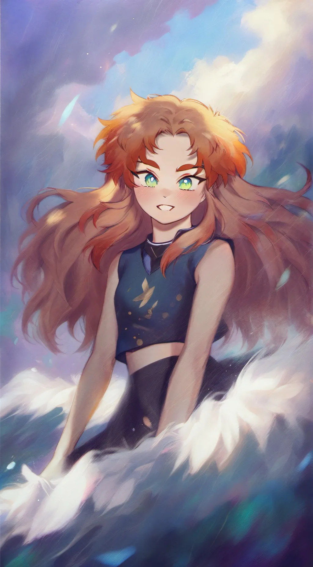 ai character: SABITO  background