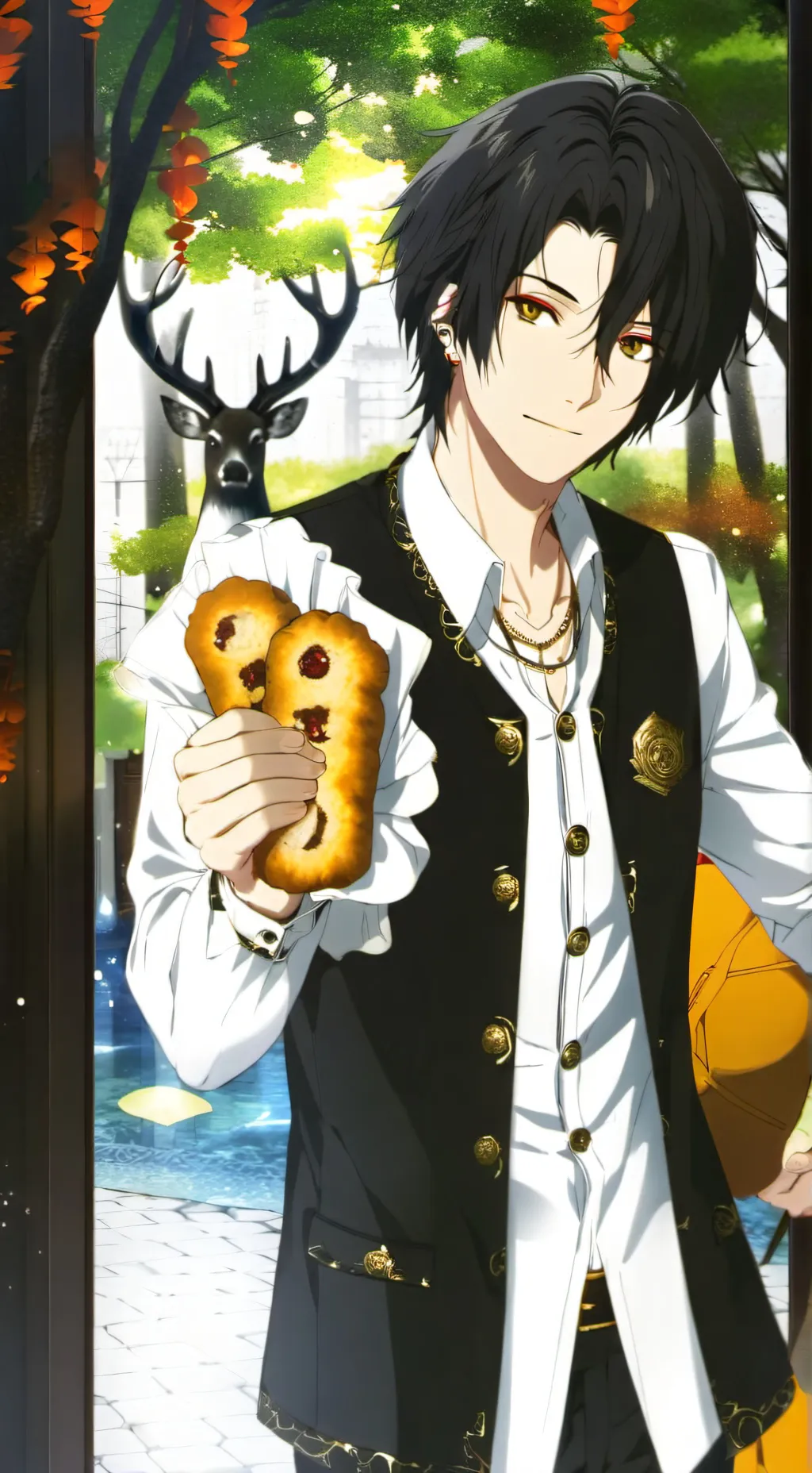 ai character: Ginger x rudie  background