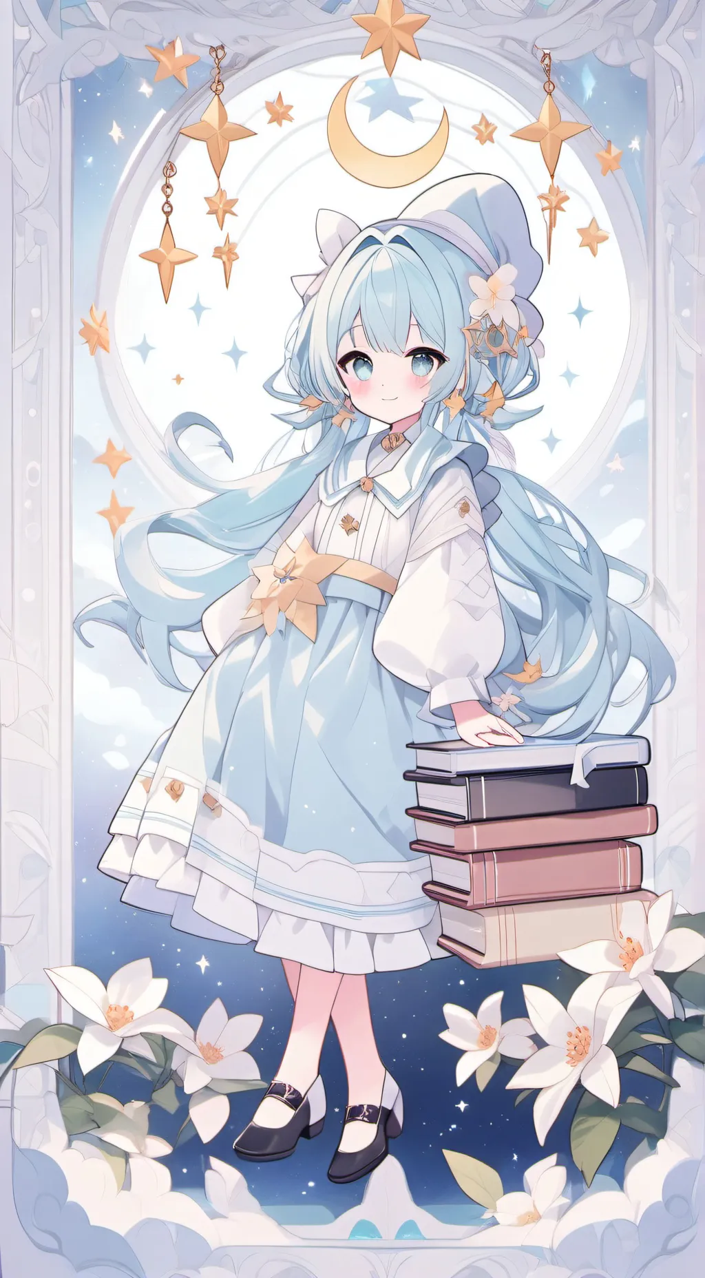 ai character: {luna} background