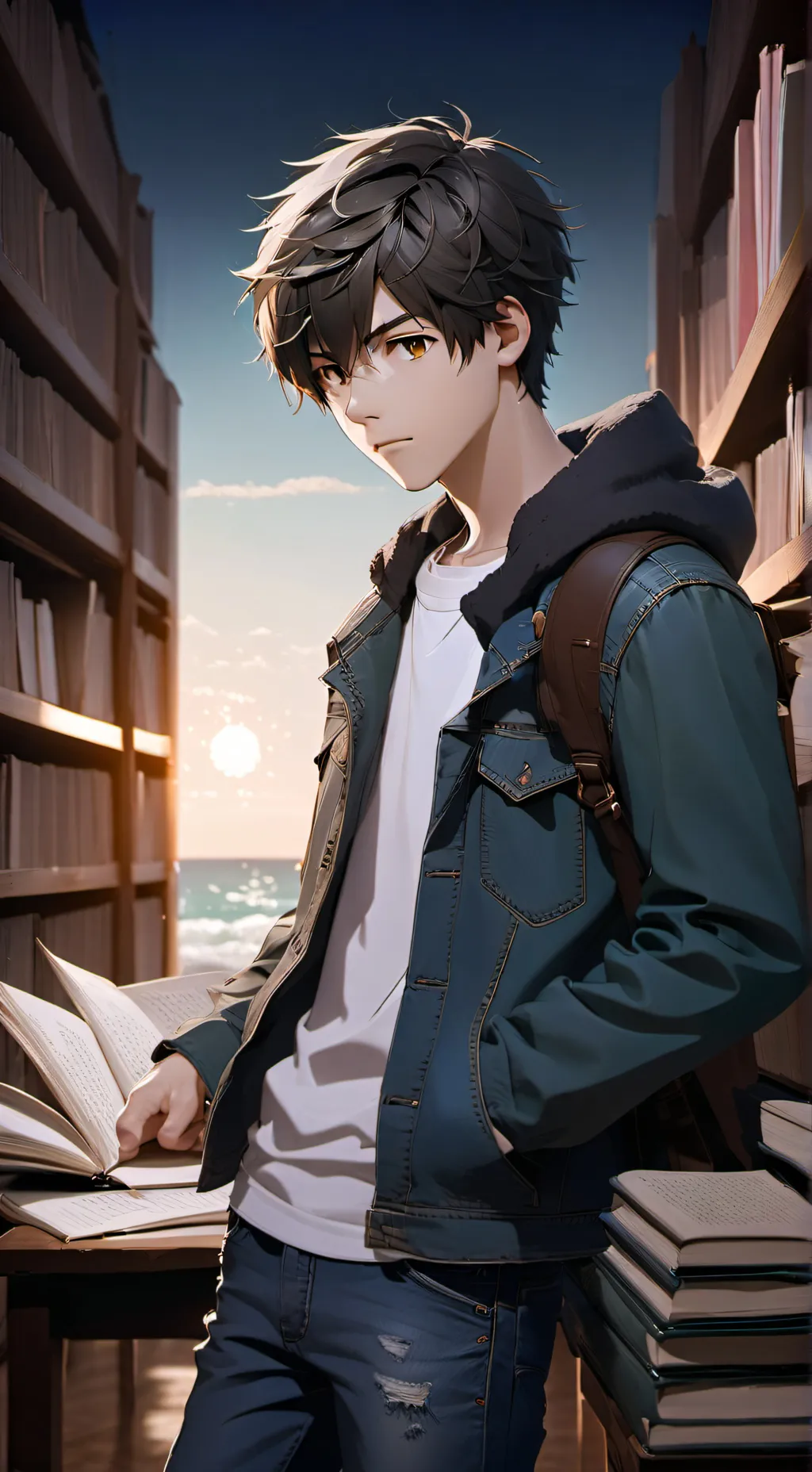 ai character: Mark background