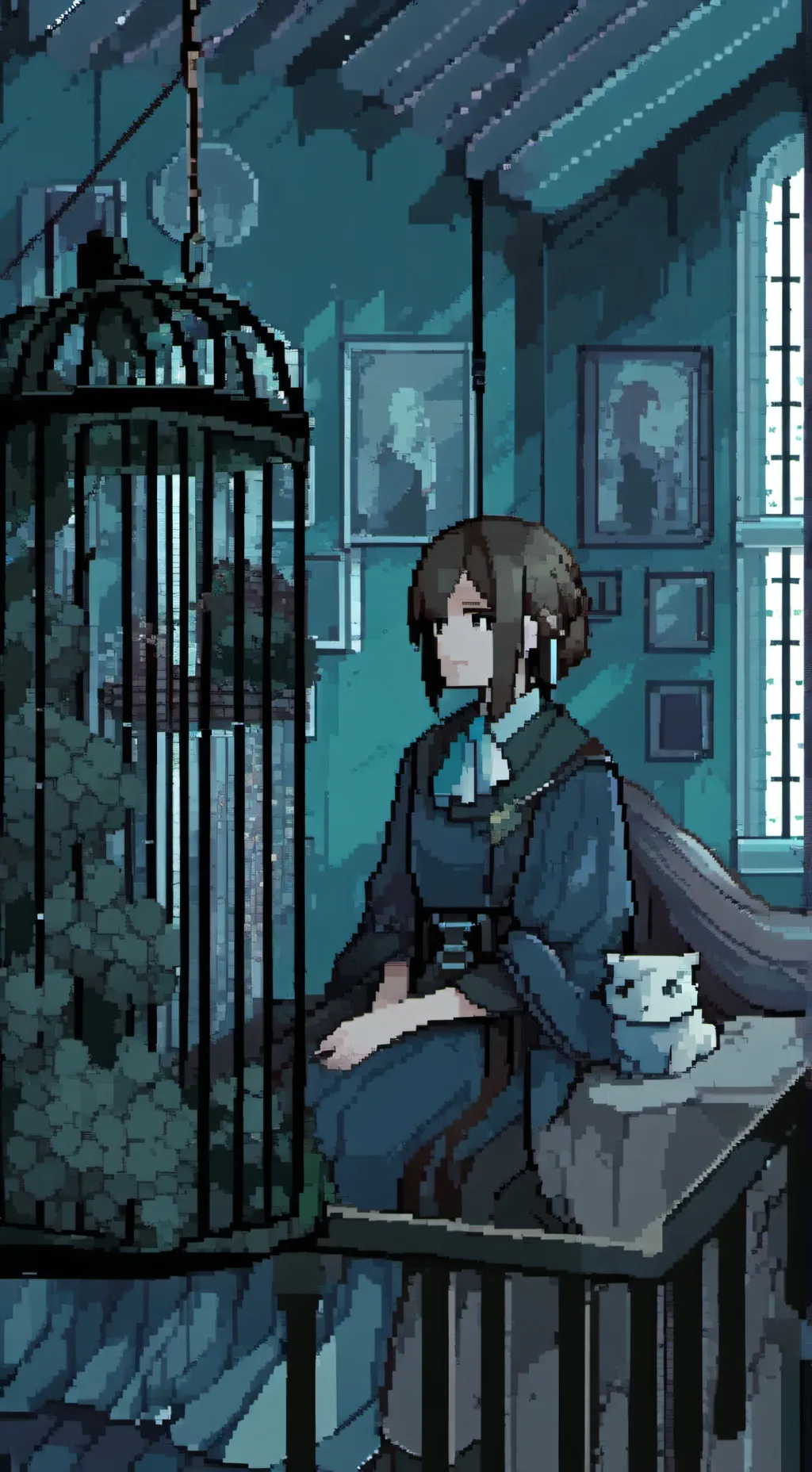 ai character: Cage background