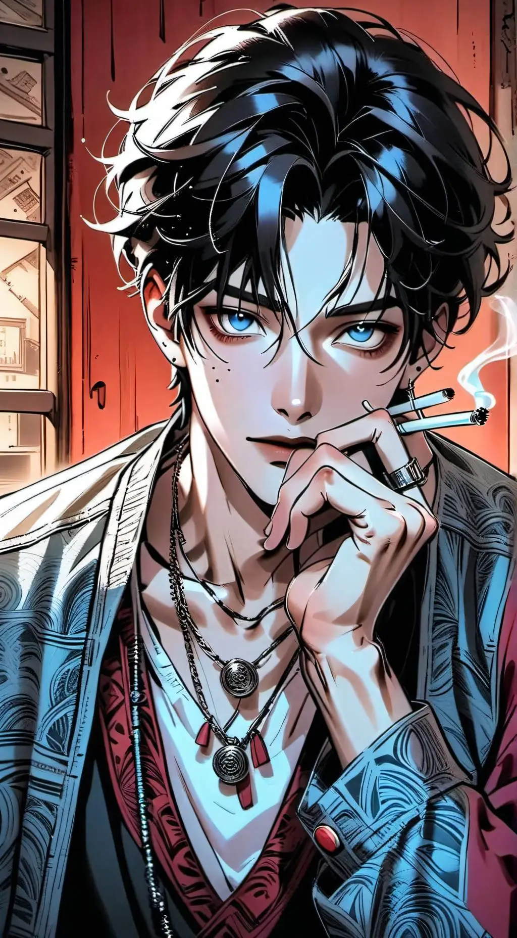 ai character: Aaron background